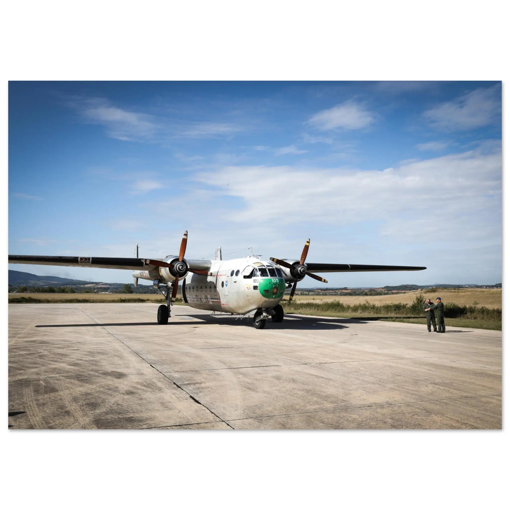 Poster Photo - Tout dernier Noratlas de l'armée de l'air defense-zone.com
