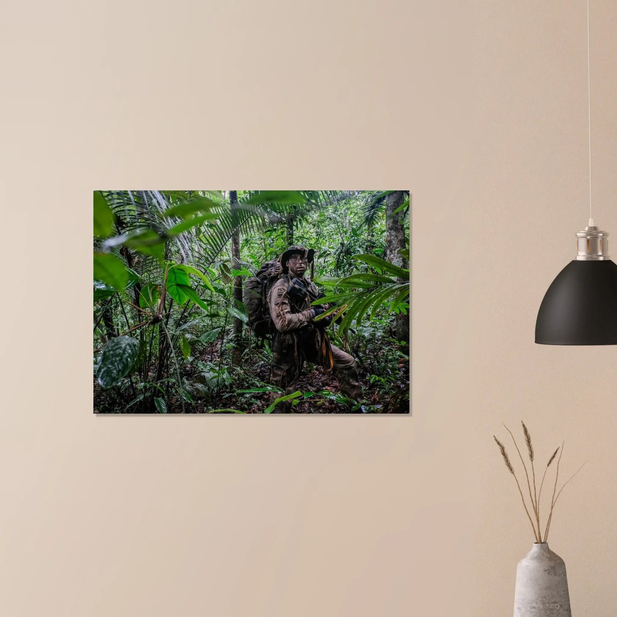 Poster Photo - Patrouille dans la jungle guyanaise pour la Légion étrangère defense-zone.com
