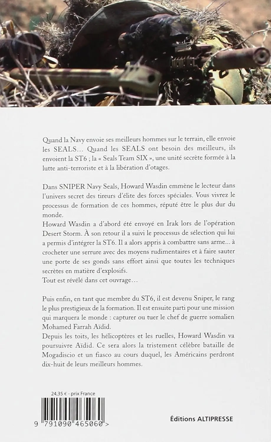 Sniper : Navy seals, tireur d'elite dans les forces spéciales (Howard E.Wasdin) defense-zone.com