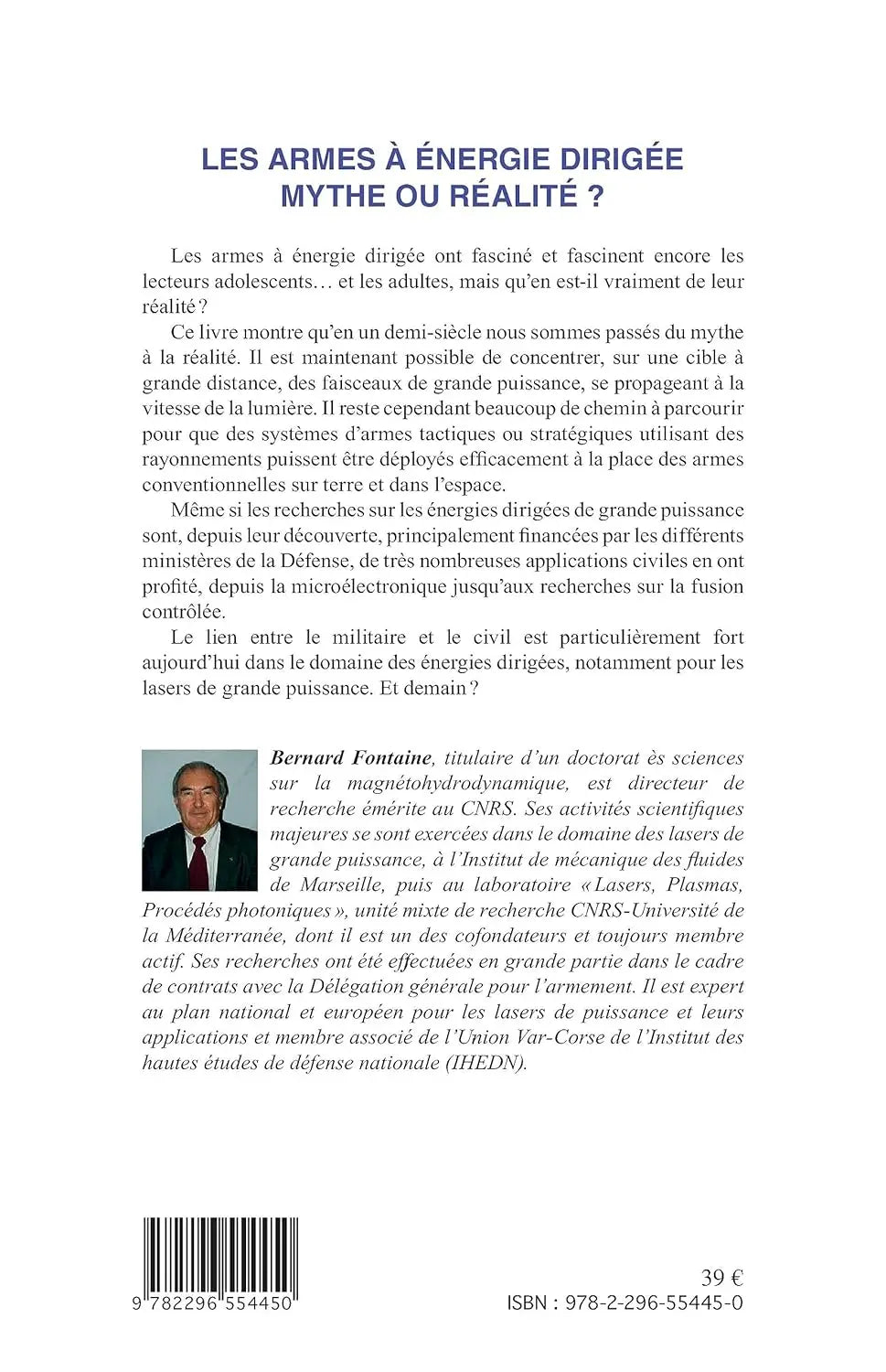 Les armes à énergie dirigée mythe ou réalité ? (Bernard Fontaine) defense-zone.com