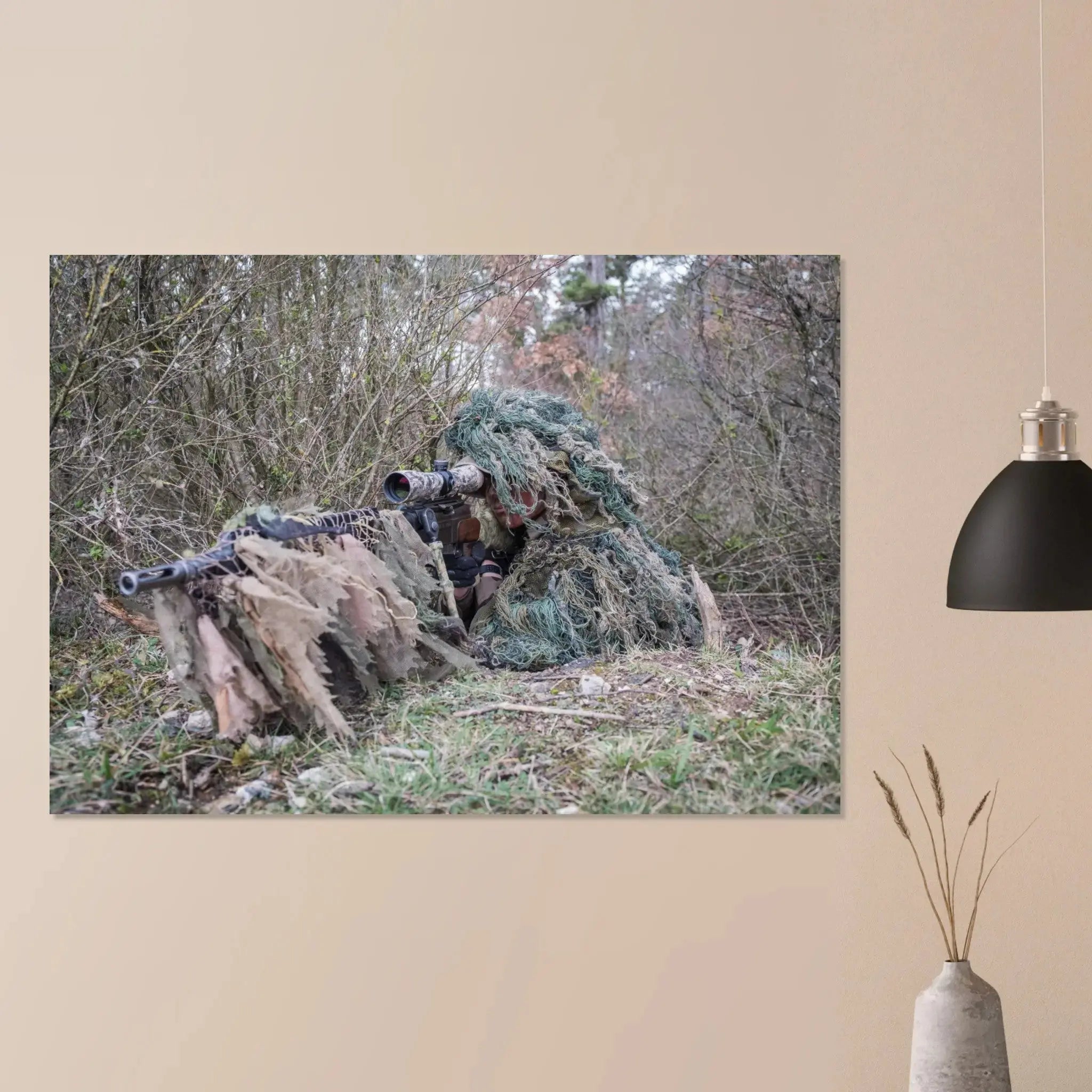 Poster Photo - Tireur d'élite du 8e RPIMa camouflé defense-zone.com