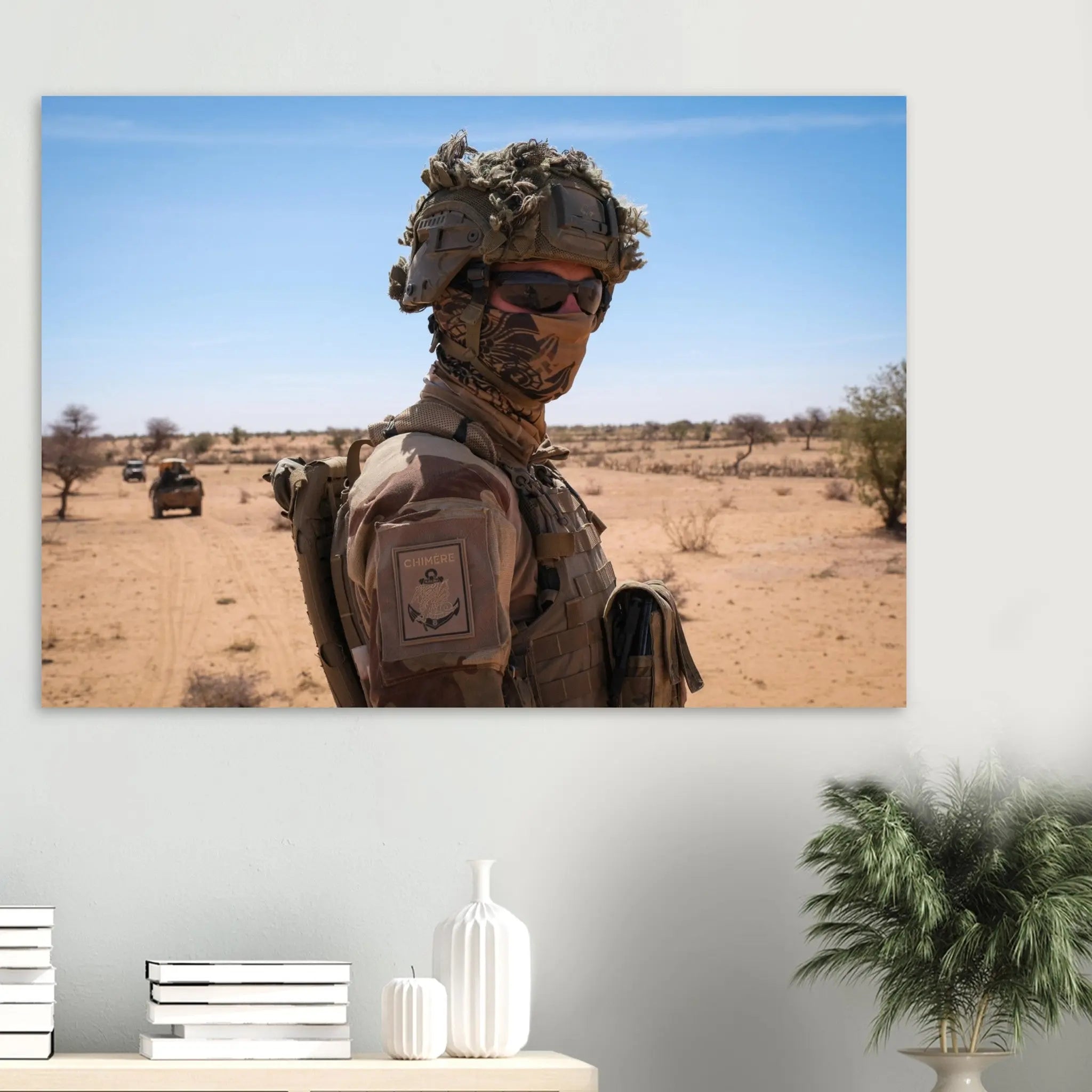 Poster Photo - Détachement Chimère du 8e RPIMa (opération Barkhane) defense-zone.com
