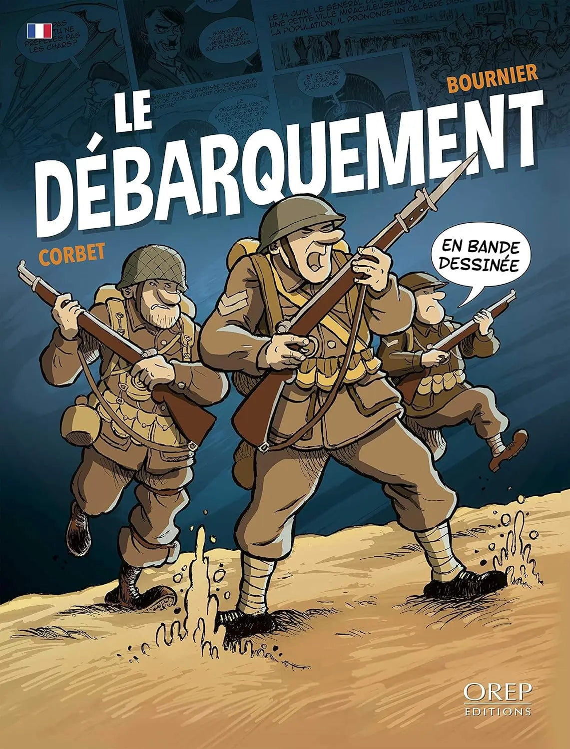 Le débarquement en bande dessinée (OREP) defense-zone.com