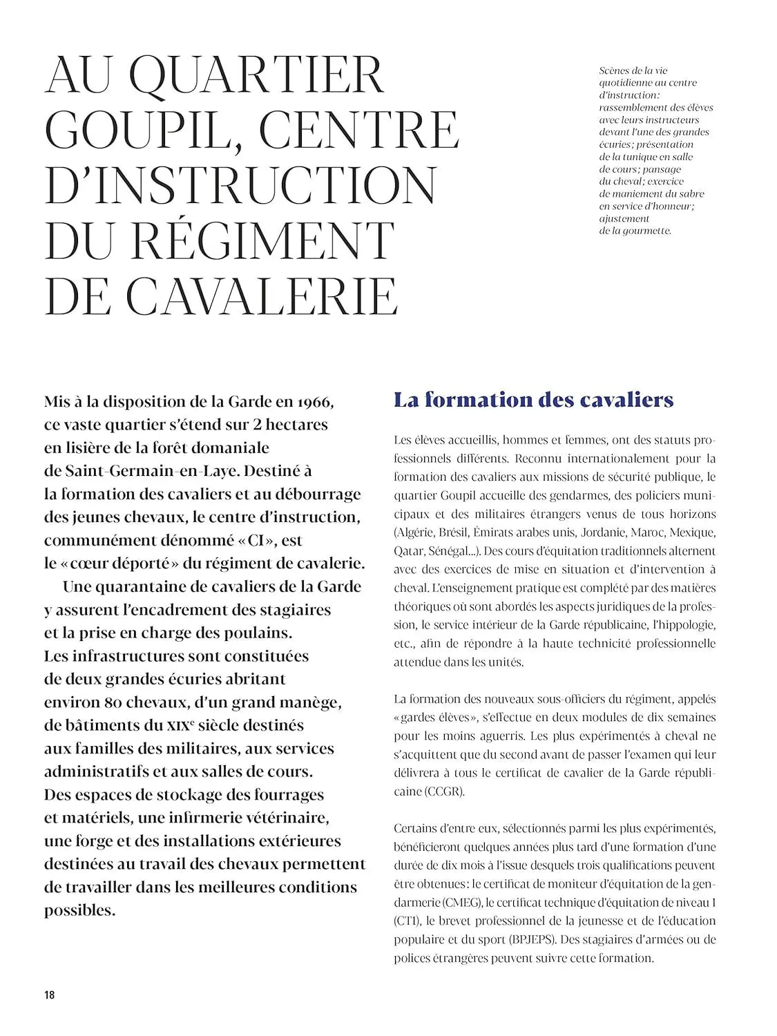 Le régiment de cavalerie de la Garde républicaine (Patrick Boissier) defense-zone.com