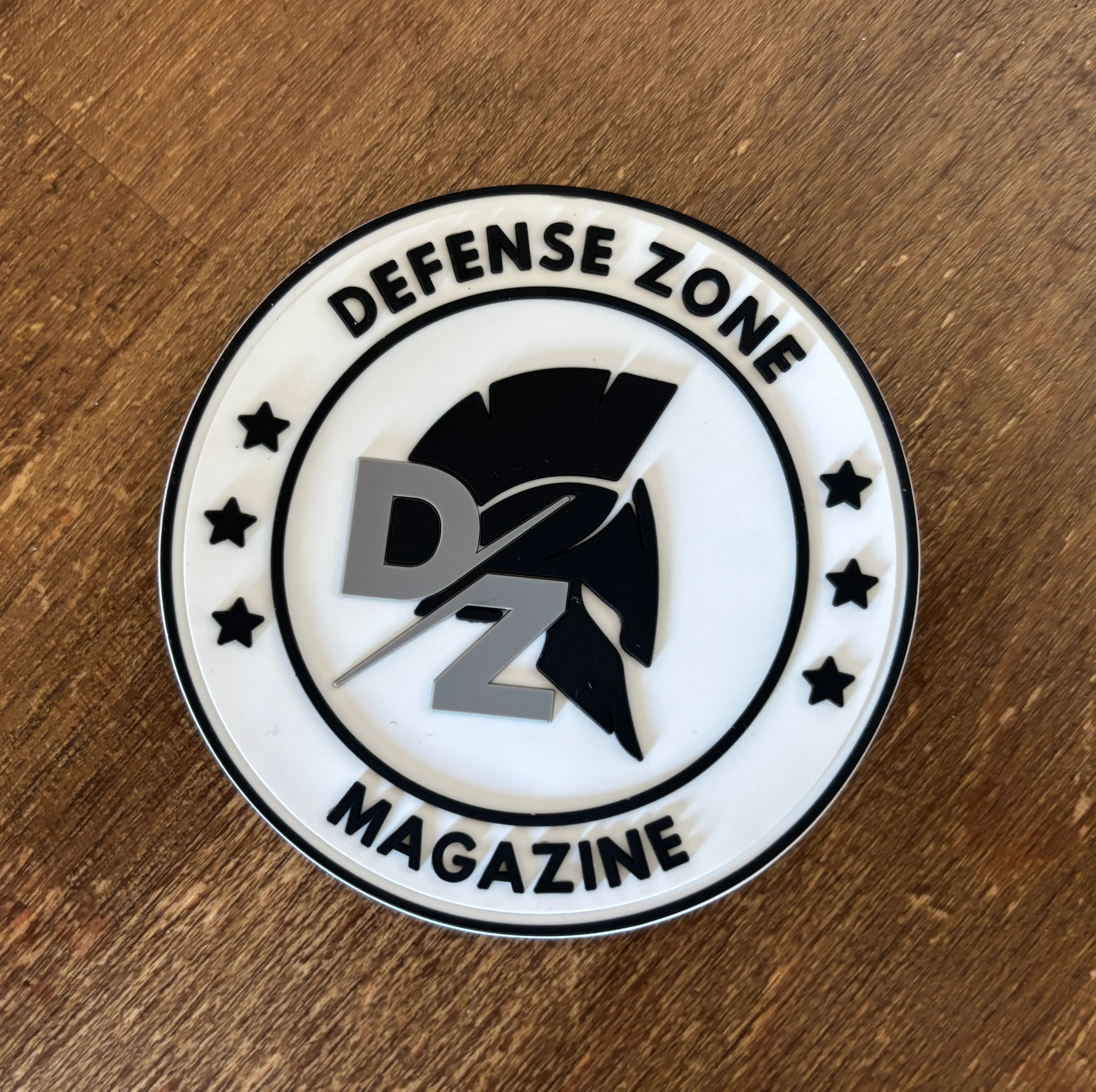 Nouveau Patch Collector Défense Zone (version blanche) defense-zone.com