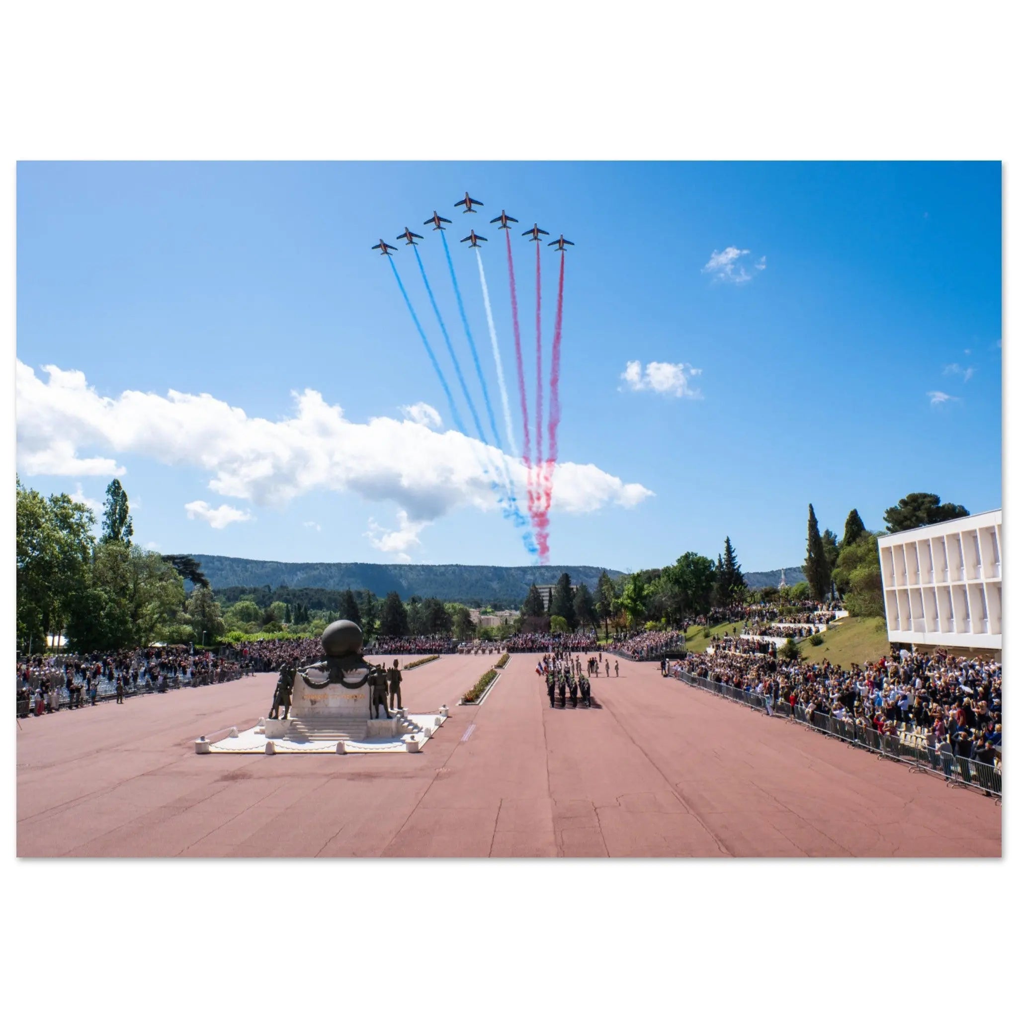 Poster Photo - Passage de la Patrouille de France à l'occasion de Camerone à Aubagne defense-zone.com