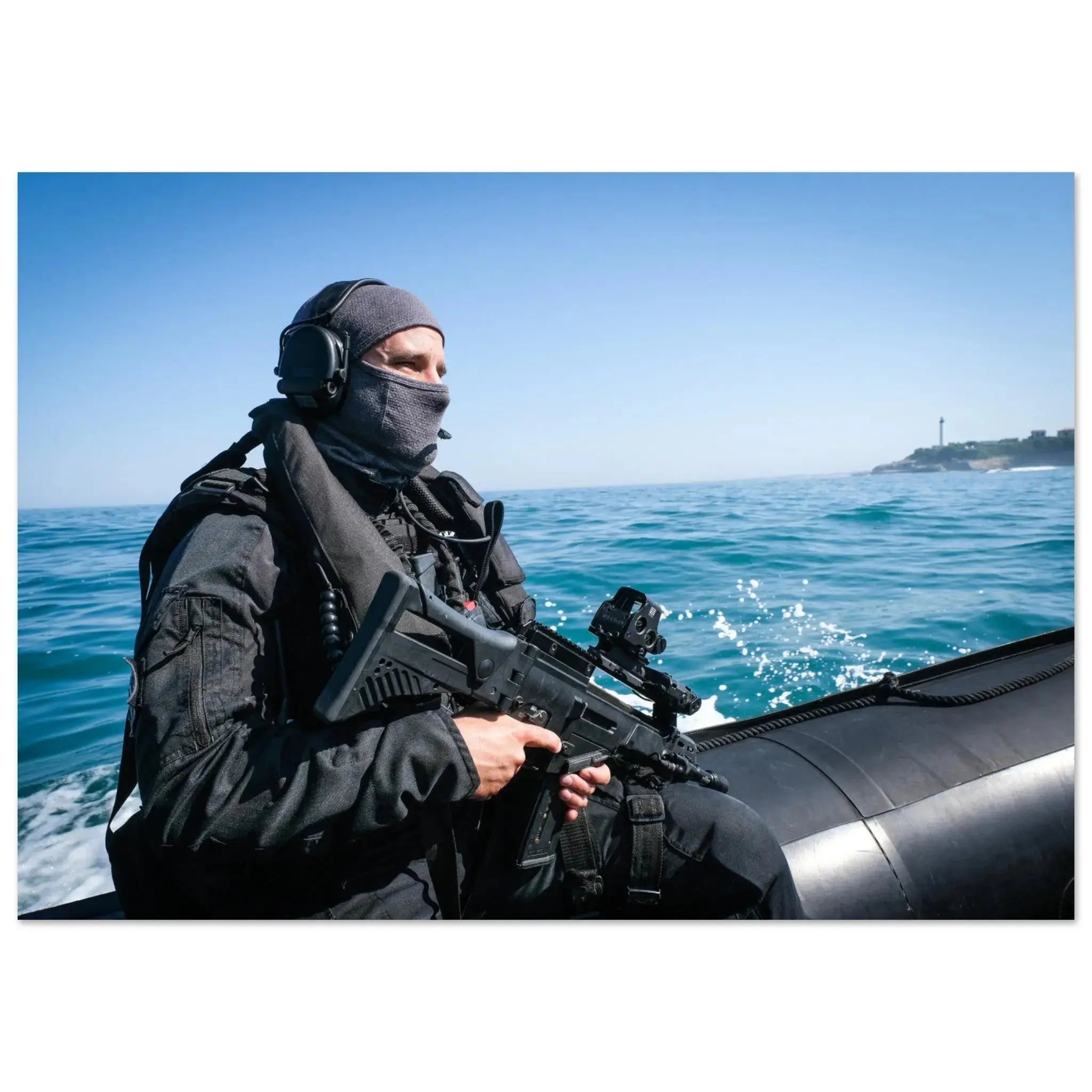 Poster Photo - Spécialité nautique pour cet opérateur du RAID defense-zone.com