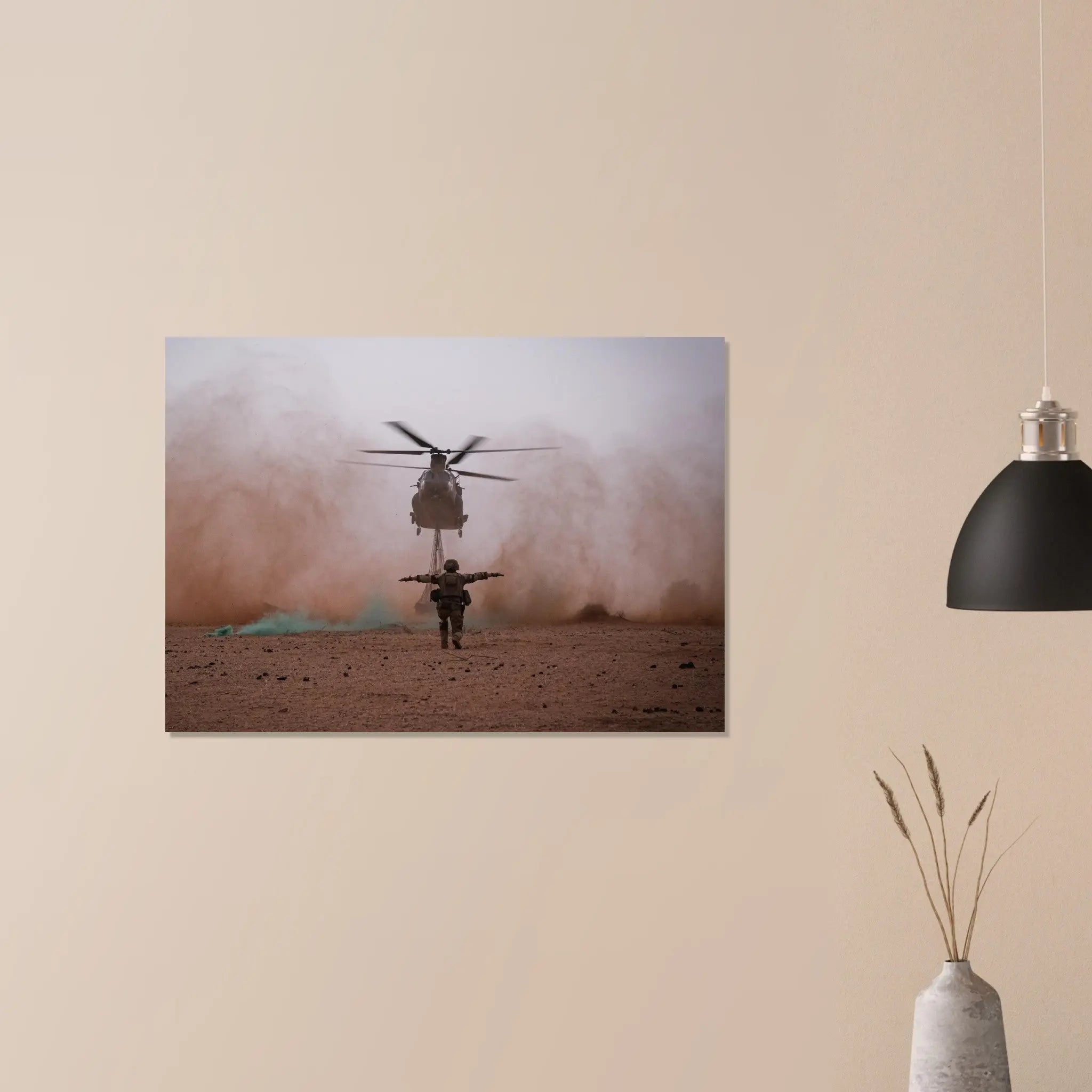 Poster Photo - Un hélicoptère Chinook au Sahel defense-zone.com