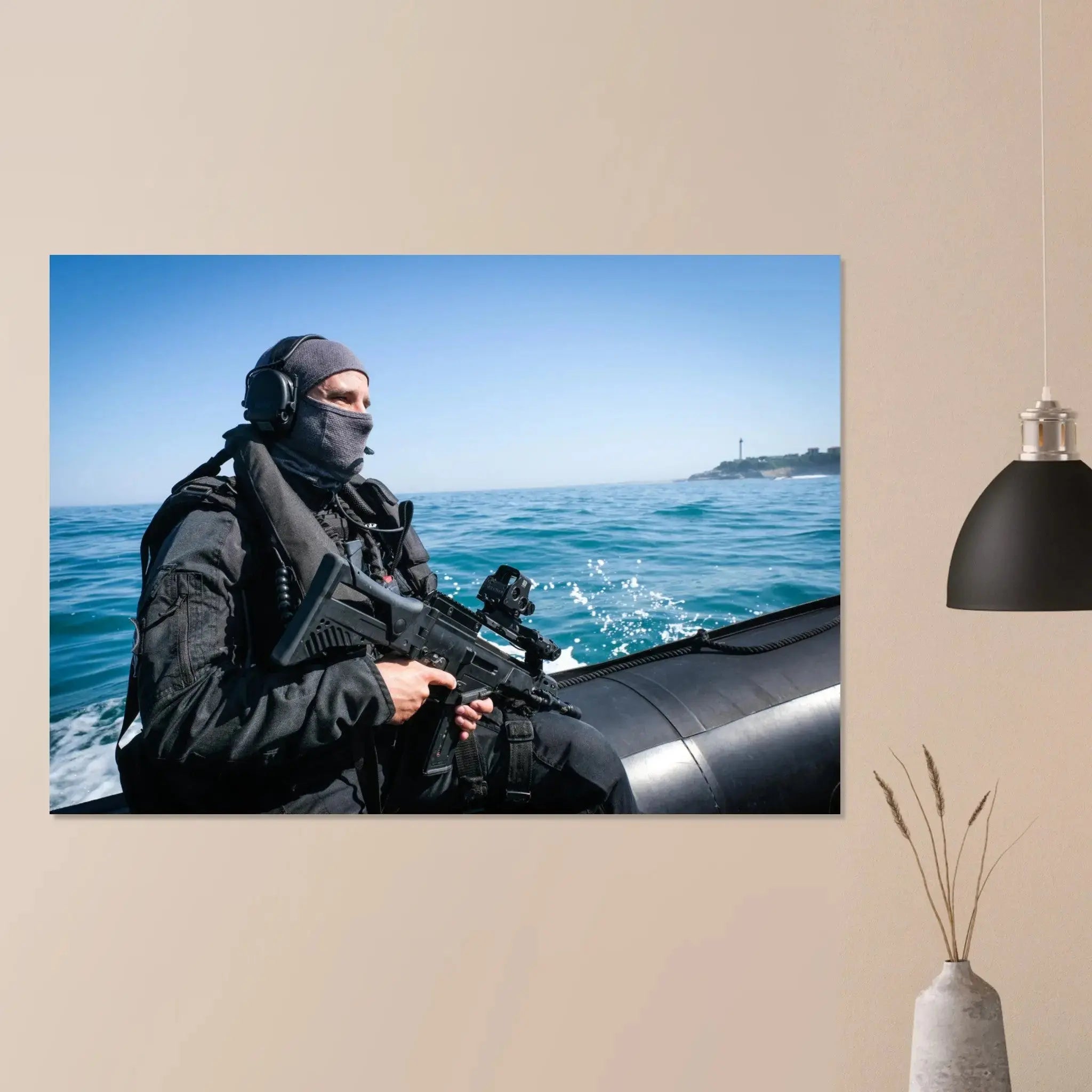 Poster Photo - Spécialité nautique pour cet opérateur du RAID defense-zone.com