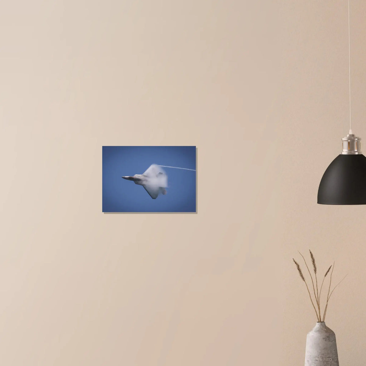 Avion de chasse américain F-22 Raptor en vol — poster au mur, A3 29,7 x 42 cm