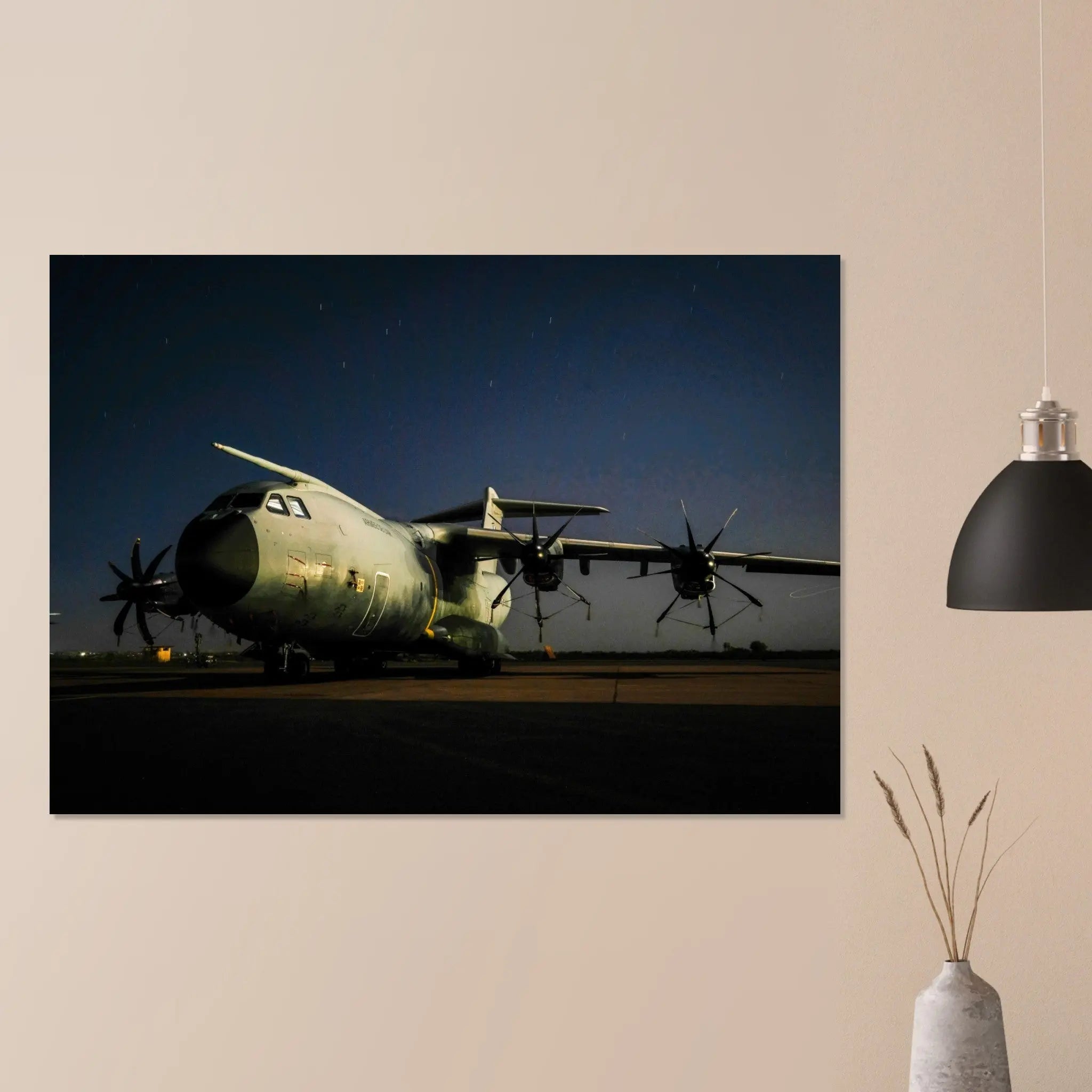 Poster Photo - Un Airbus A400M de l'armée de l'air et de l'espace à Niamey (Niger) defense-zone.com