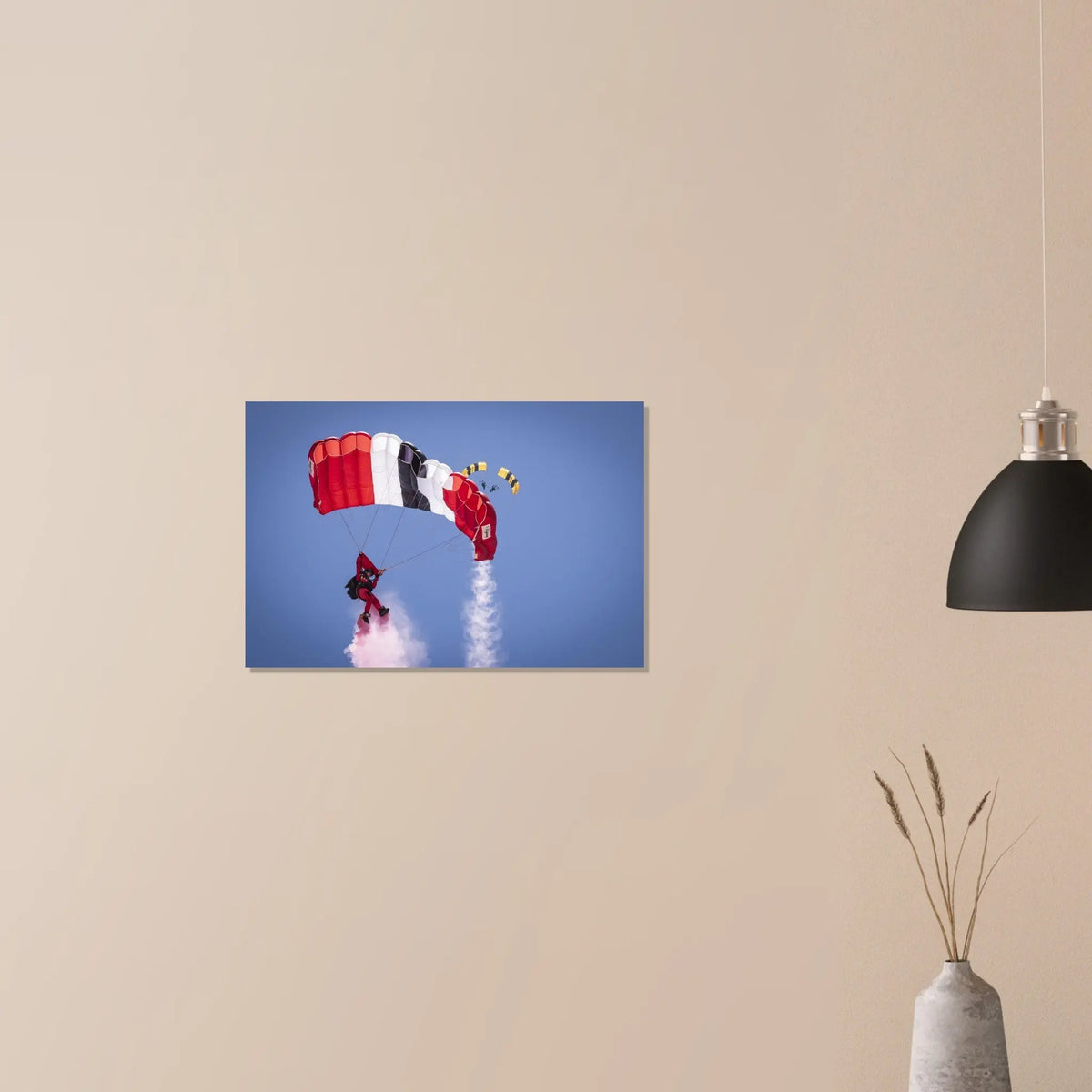 Parachutistes américains et britanniques en chute libre — poster au mur, 40 x 60 cm