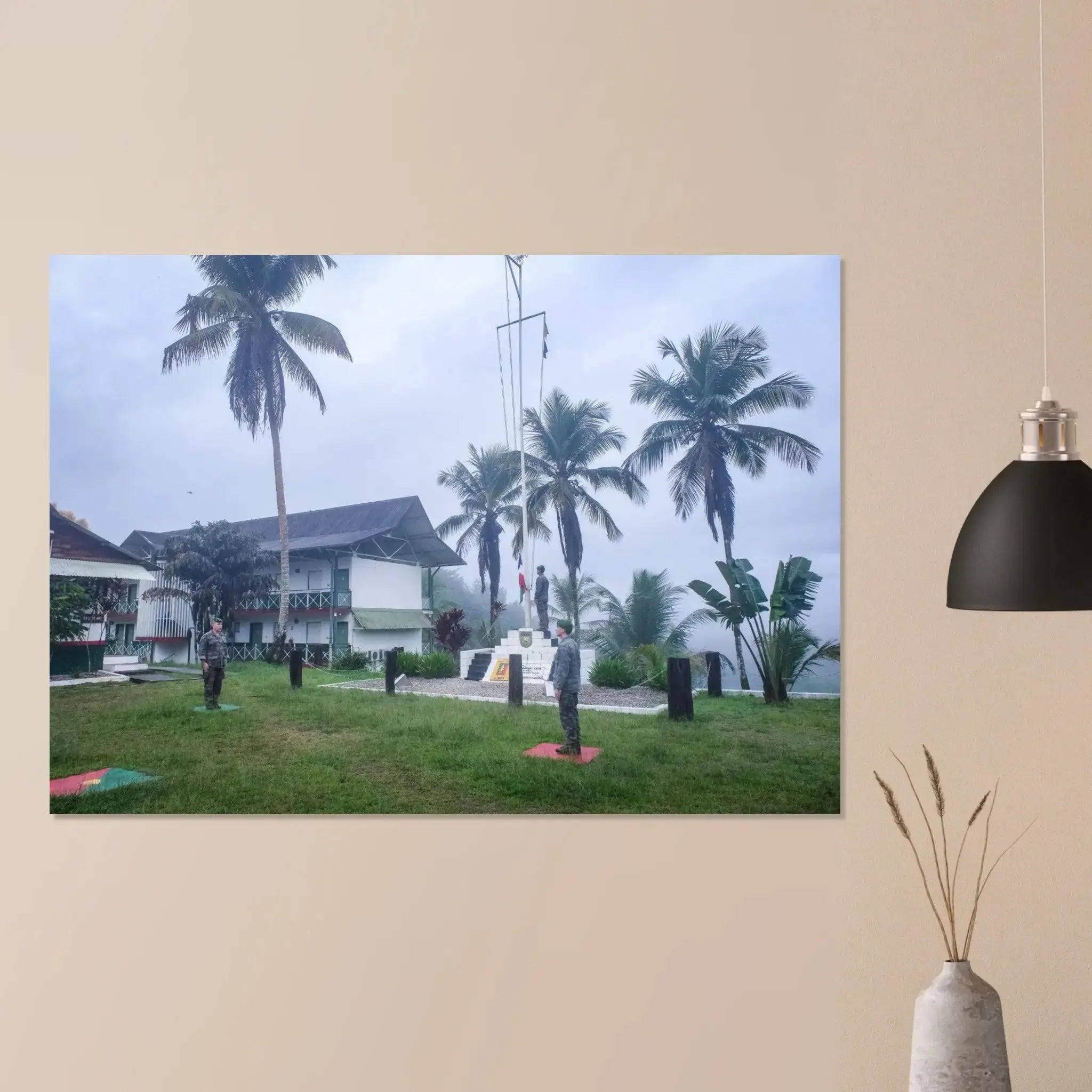 Poster Photo - Cérémonie des couleurs au CEFE (légion étrangère) defense-zone.com