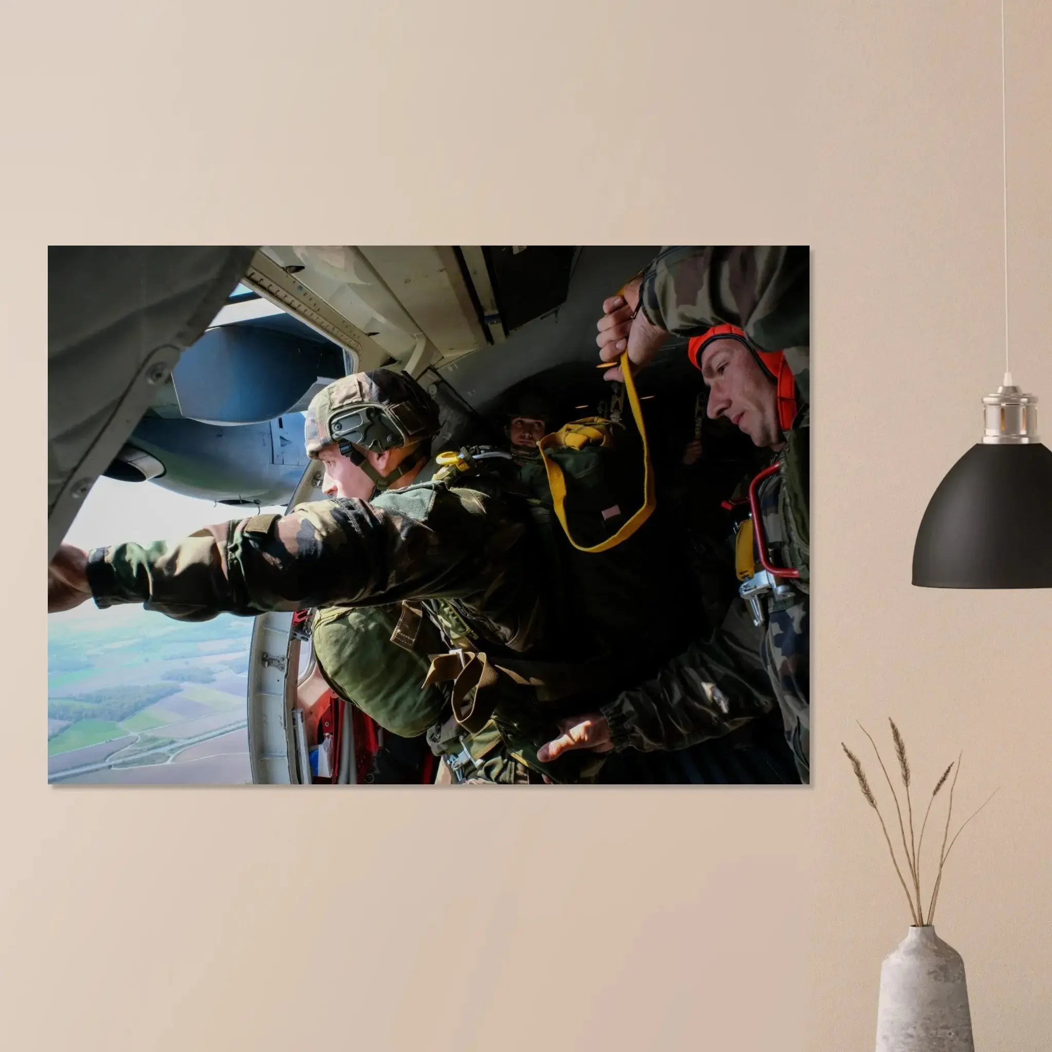 Poster Photo - Brigade parachutiste - passage de la portière defense-zone.com