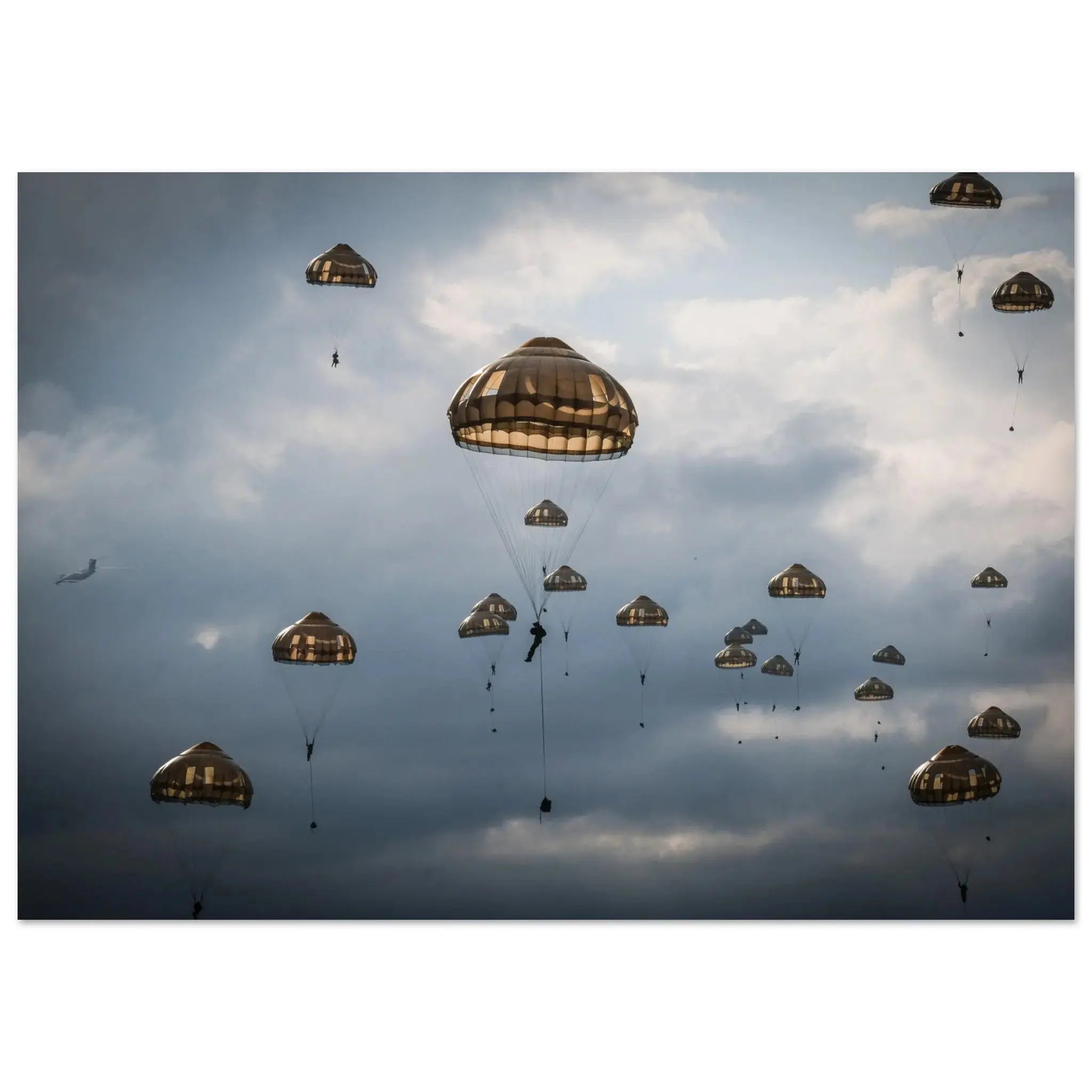 Poster Photo - Brigade parachutiste - Couverture de Défense Zone Mag numéro 21 defense-zone.com