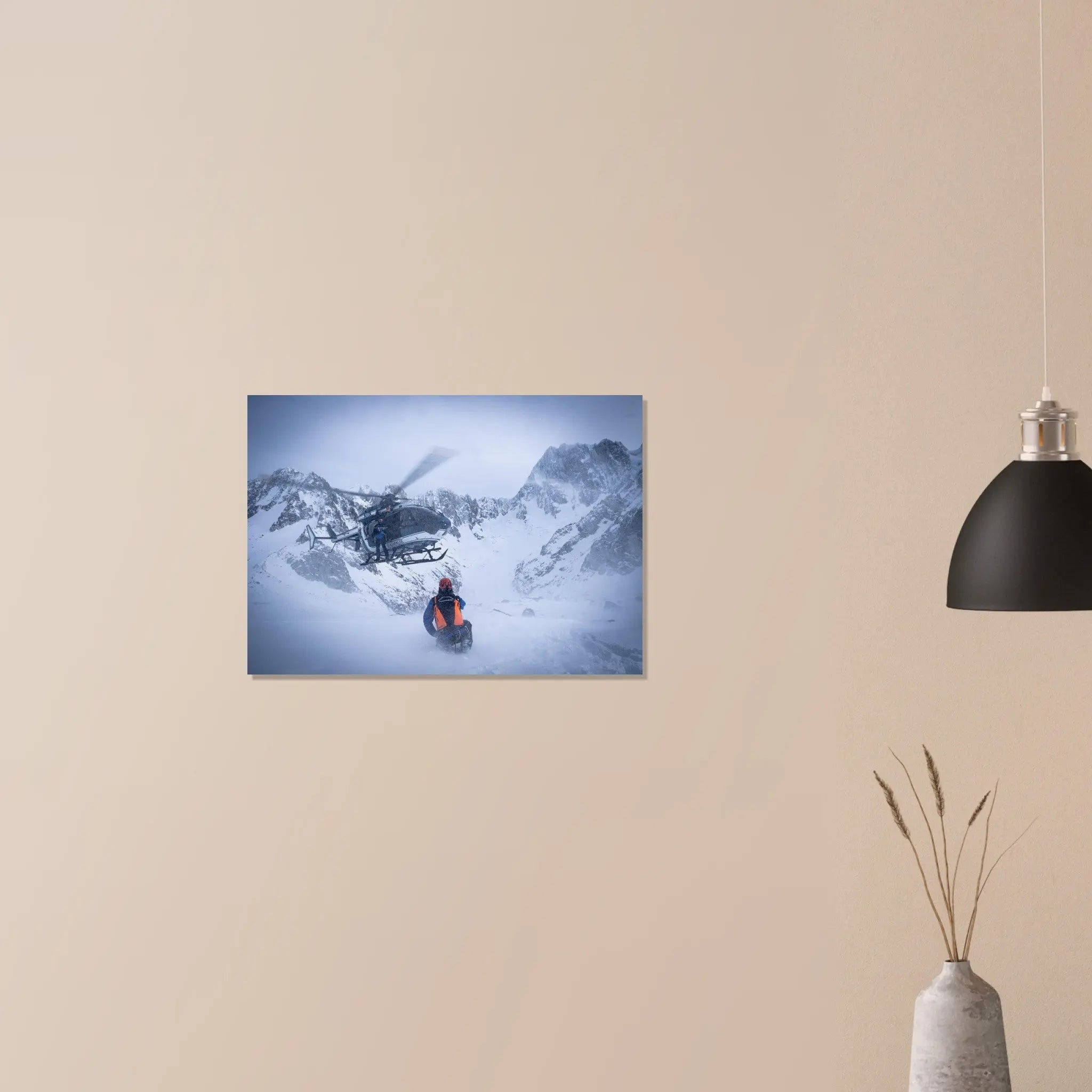 Poster Photo - Secours en montagne dans les alpes (PGHM) defense-zone.com