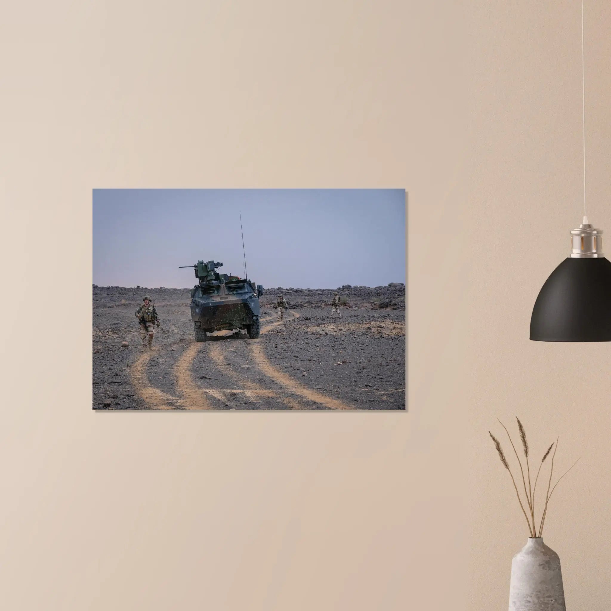 Poster Photo - Patrouille dans le désert de l'Adrar des Ifoghas au Mali defense-zone.com