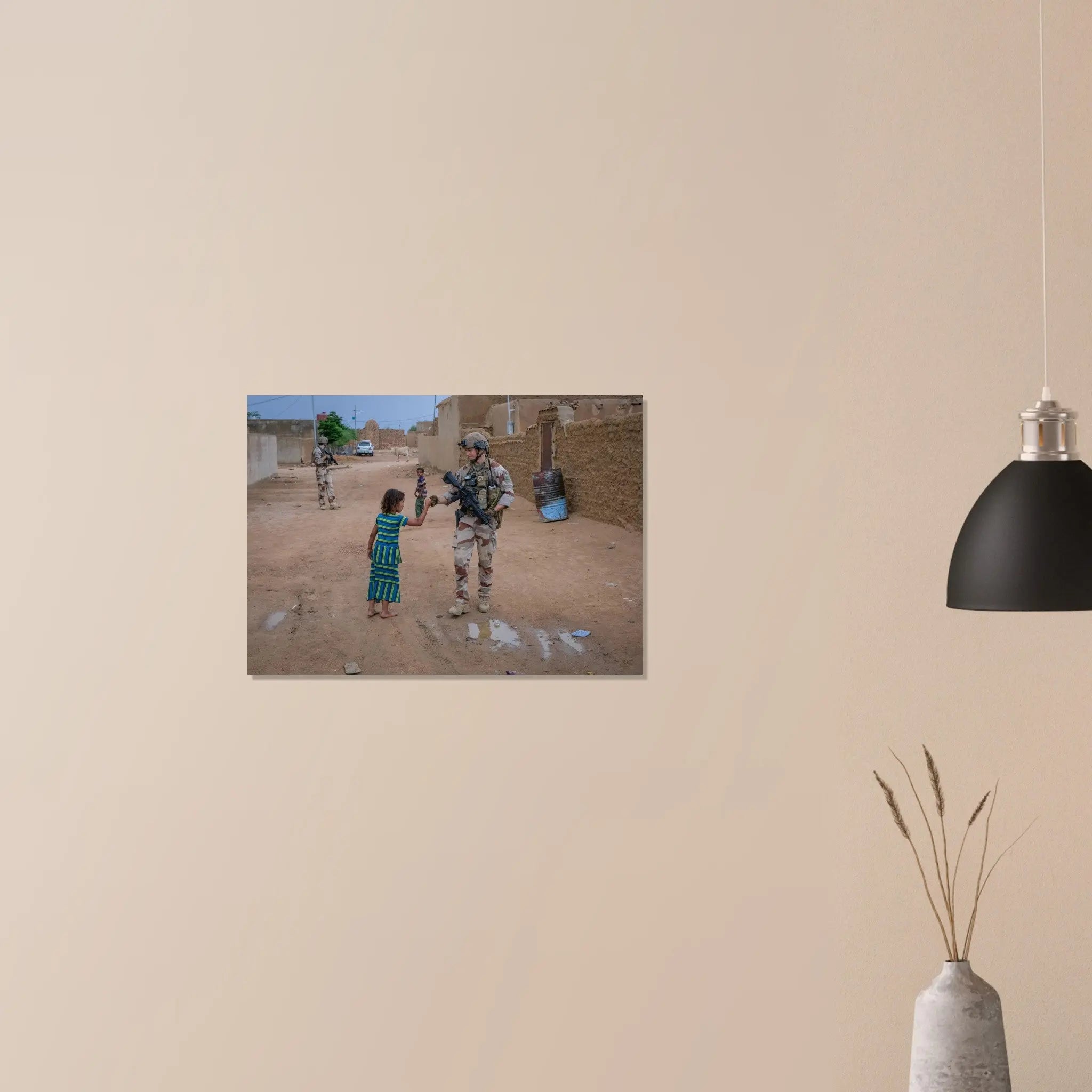 Poster Photo - Opération Barkhane, dans les rues de Kidal au Mali defense-zone.com