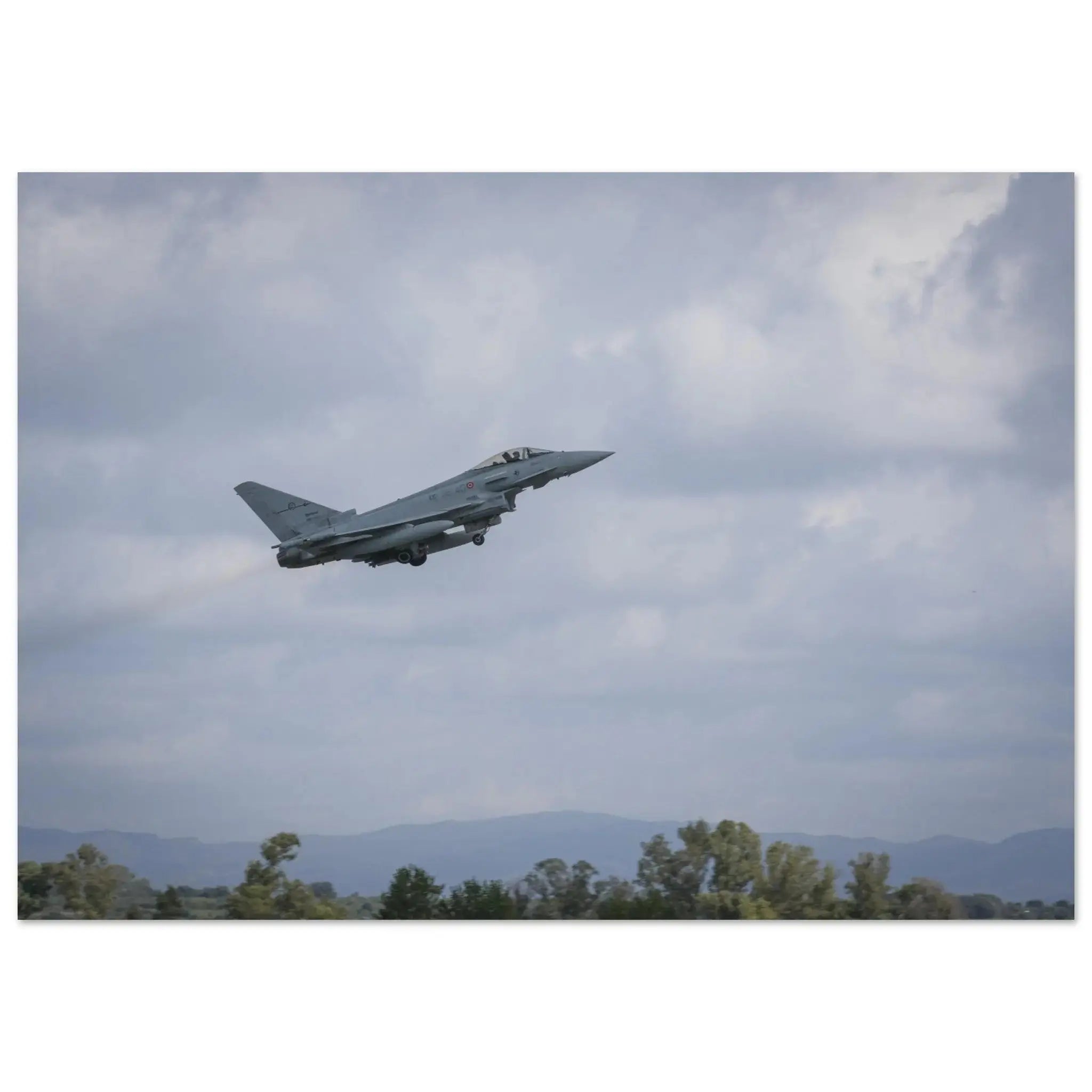Poster Photo Armée de l'air et de l'espace - Avion Rafale Dassault defense-zone.com