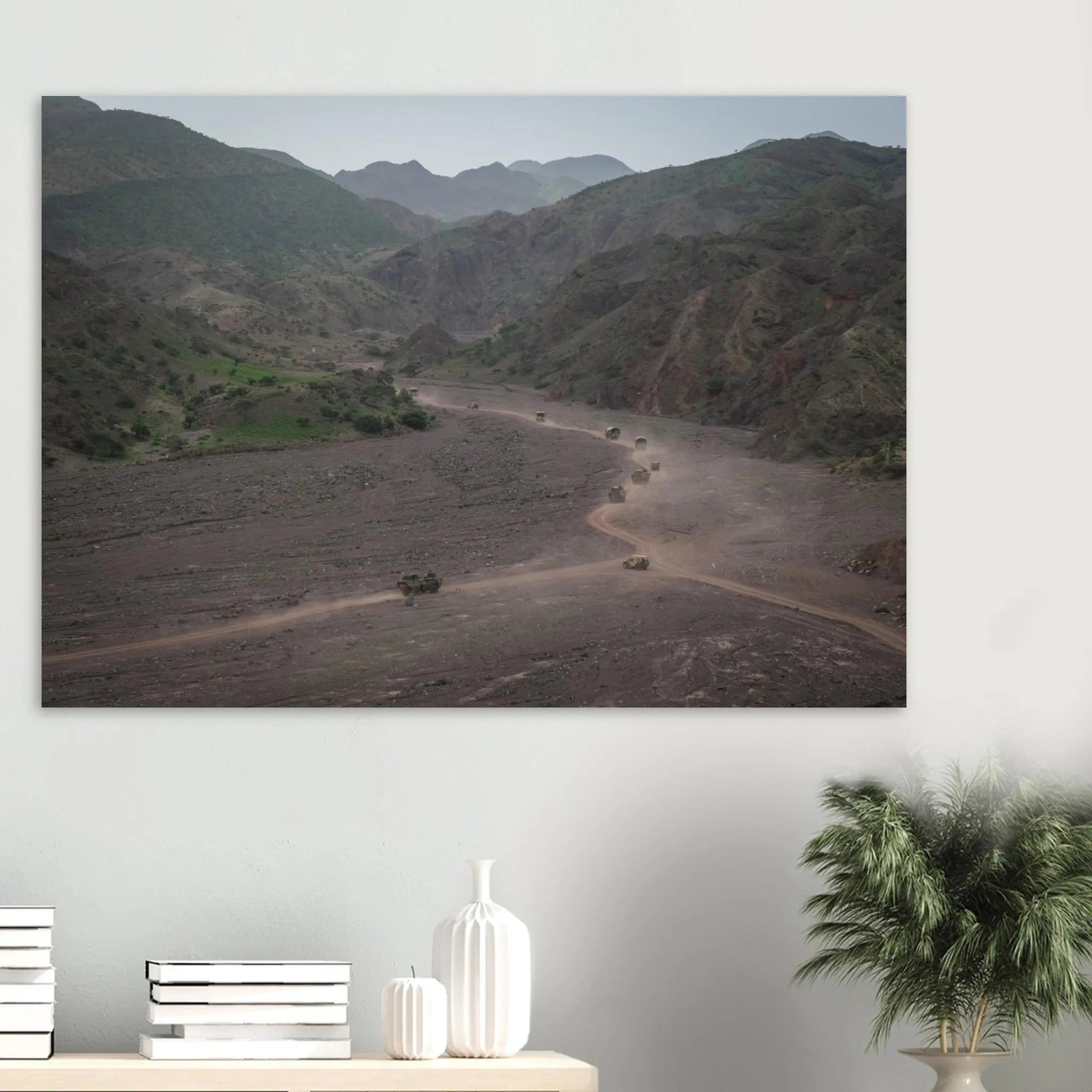 Poster Photo - Blindés français dans le désert de Djibouti defense-zone.com