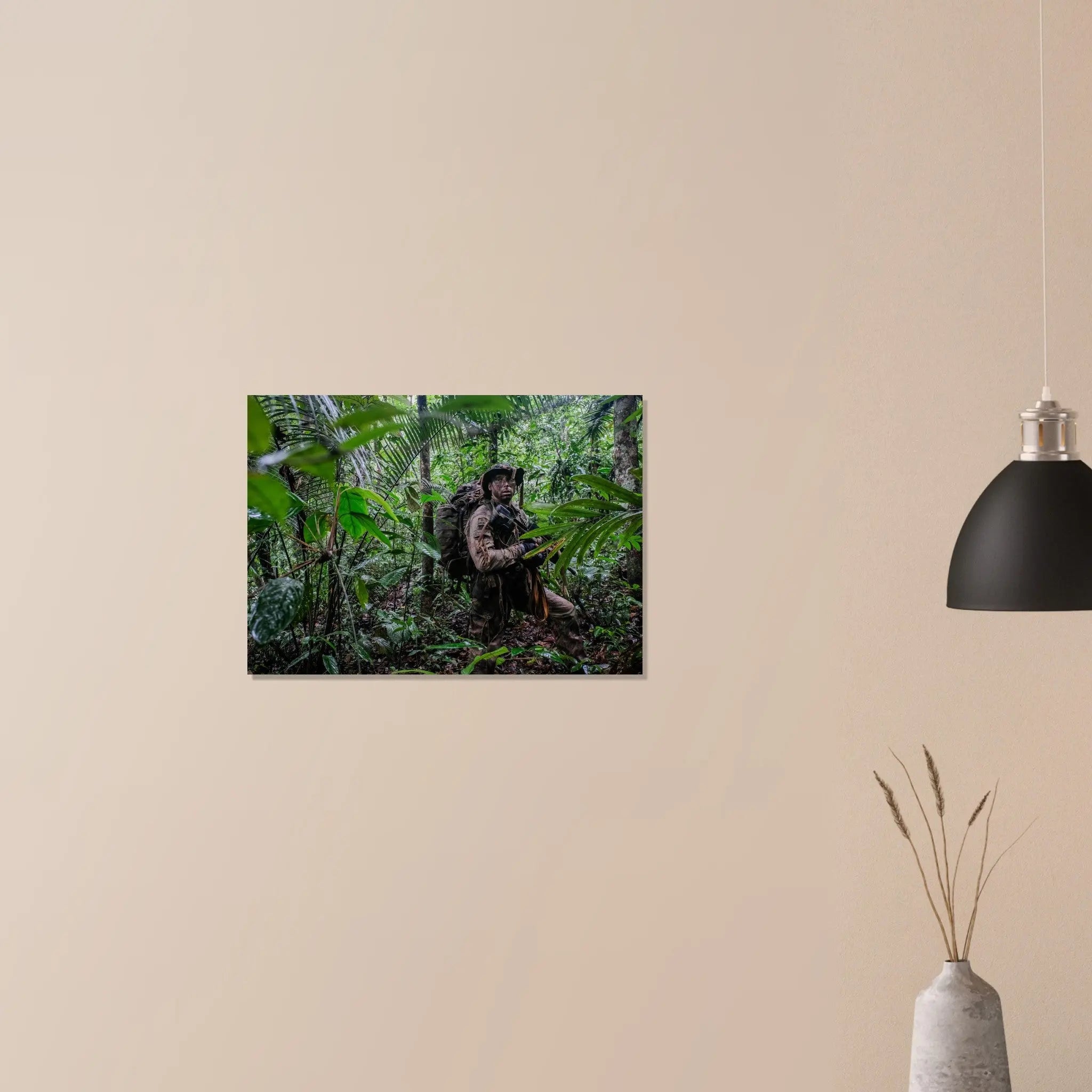 Poster Photo - Patrouille dans la jungle guyanaise pour la Légion étrangère defense-zone.com