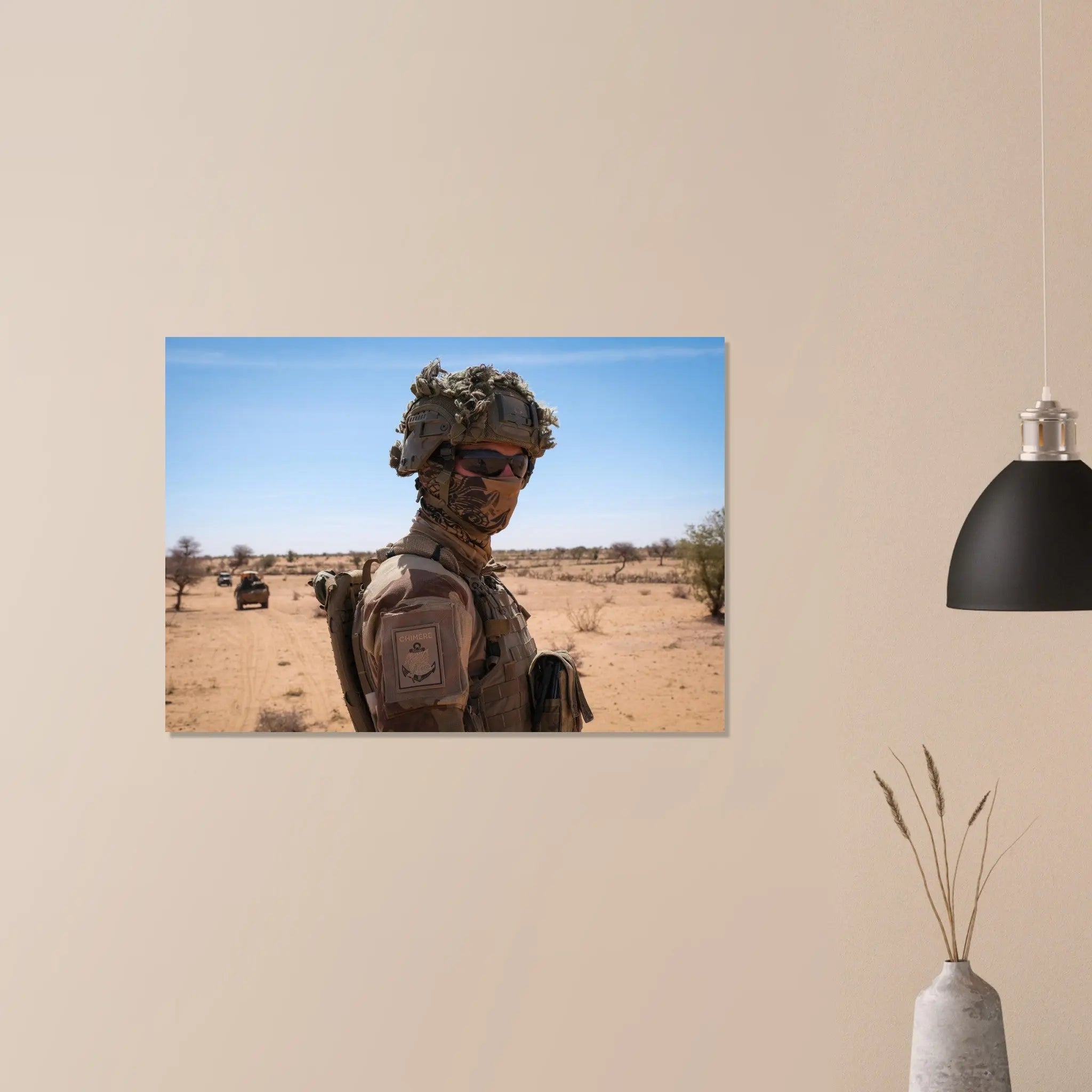 Poster Photo - Détachement Chimère du 8e RPIMa (opération Barkhane) defense-zone.com
