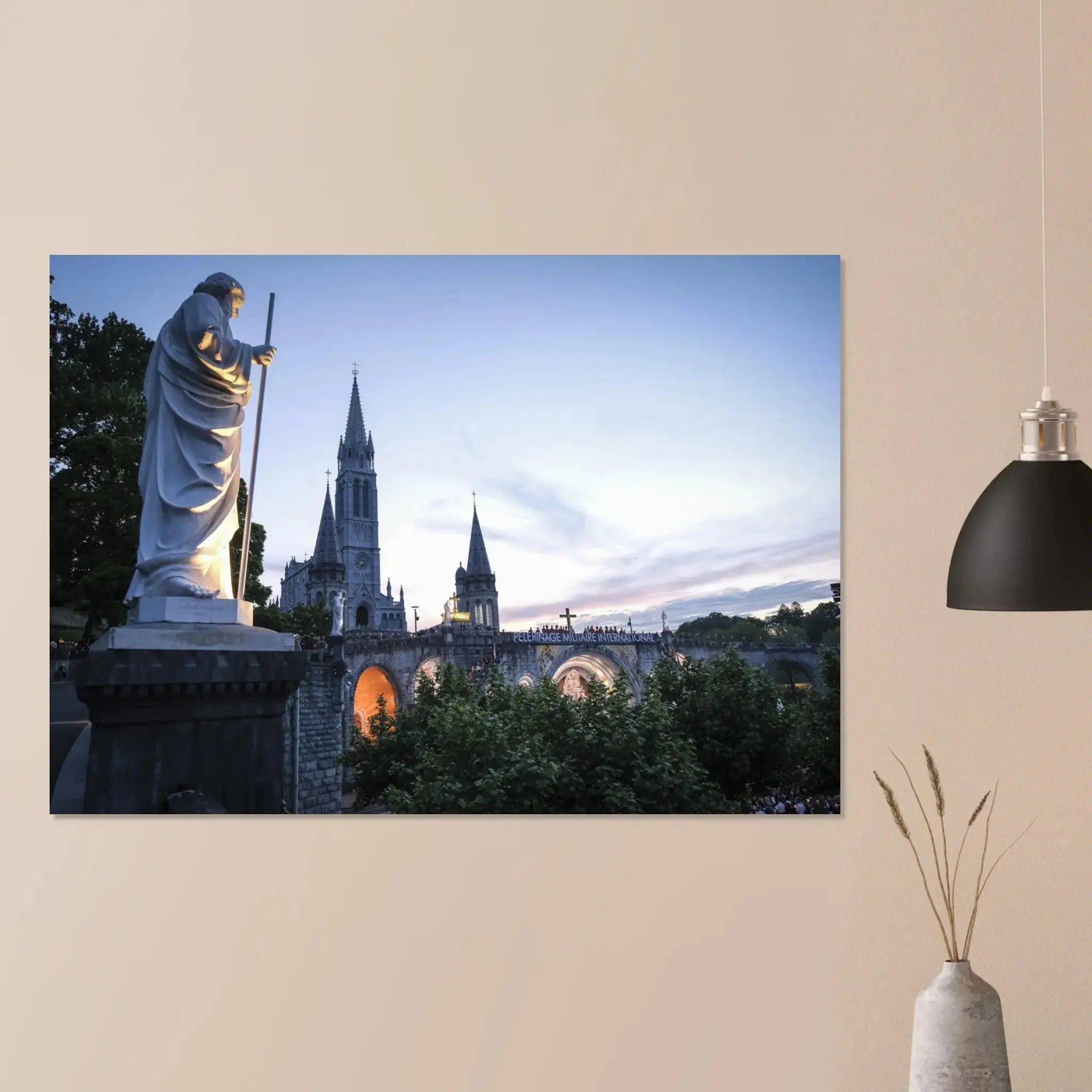 Poster Photo Pèlerinage militaire international - sanctuaire de Lourdes defense-zone.com