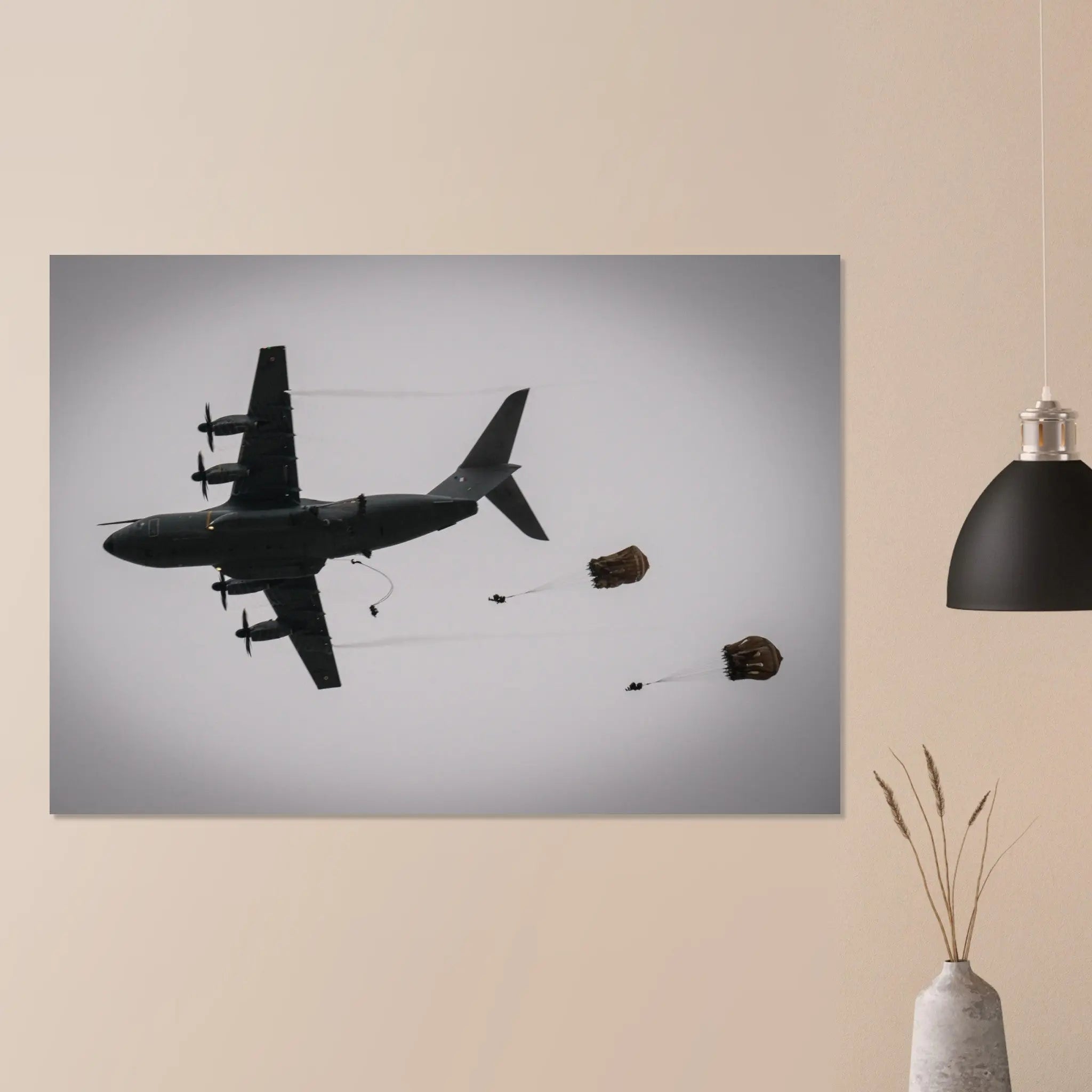 Poster Photo - Sauts depuis un avion A400M pour la 11e Brigade parachutiste defense-zone.com