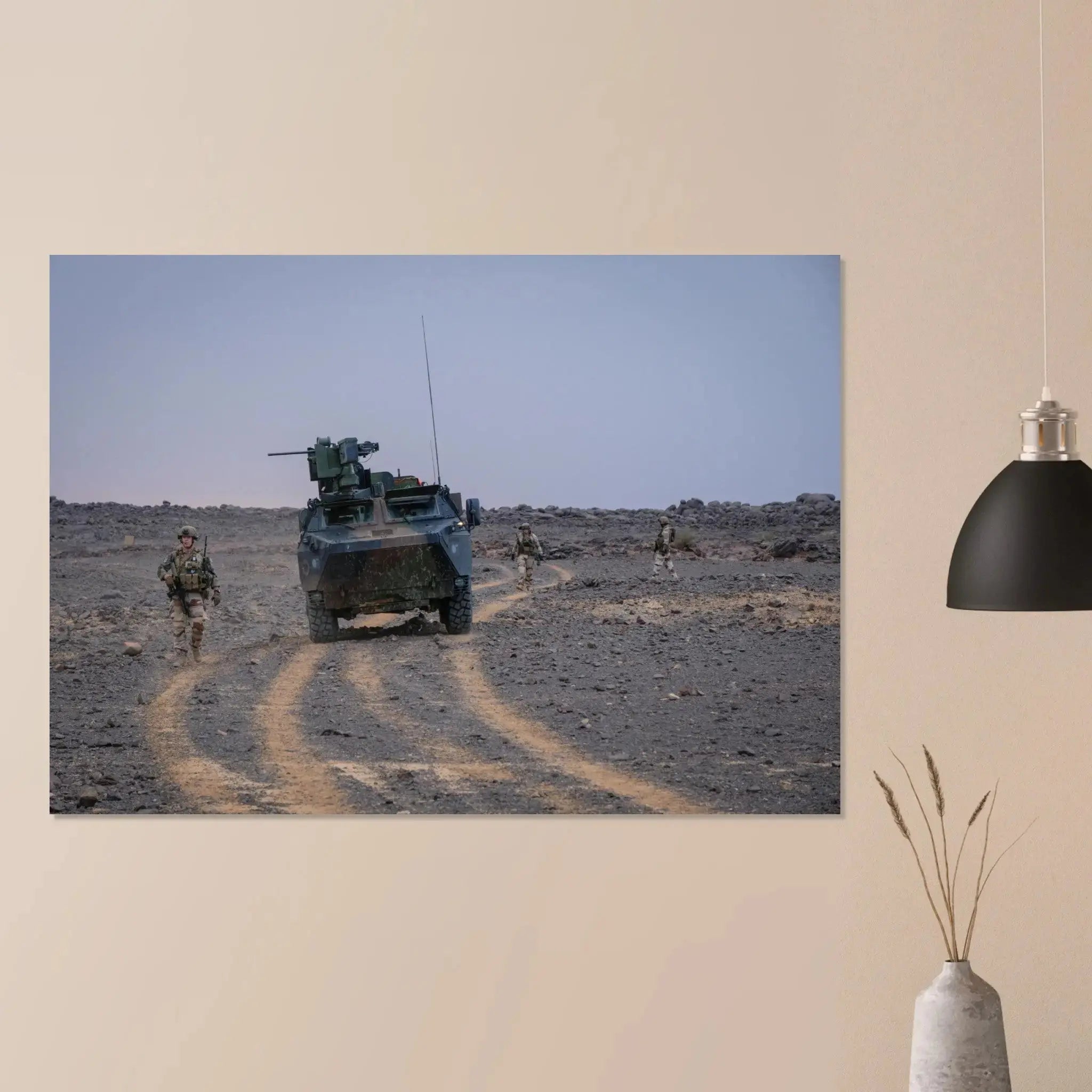 Poster Photo Opération Barkhane - dans le désert de l'Adrar des Ifoghas defense-zone.com