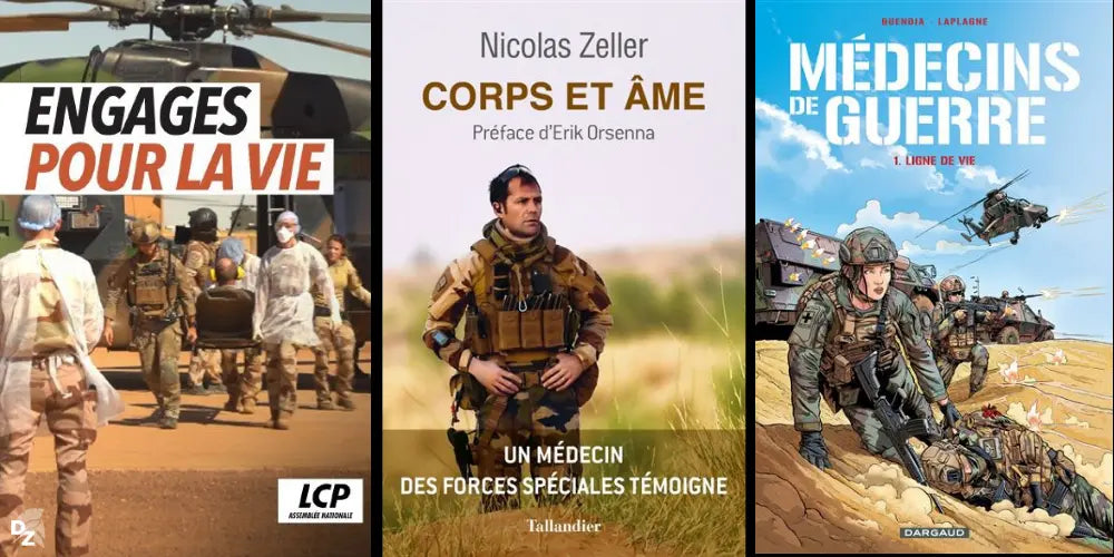 Livre, médecin militaire, Corps et âme, Engagé pour la vie, médecin de guerre
