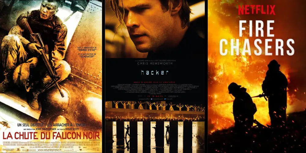 LA chute du faucon noir, delta force, rangers, ridley scott, somalie, film, hacker, michael man, cyber defense, pompier, netflix, fire chasers, feux, incendie, usan