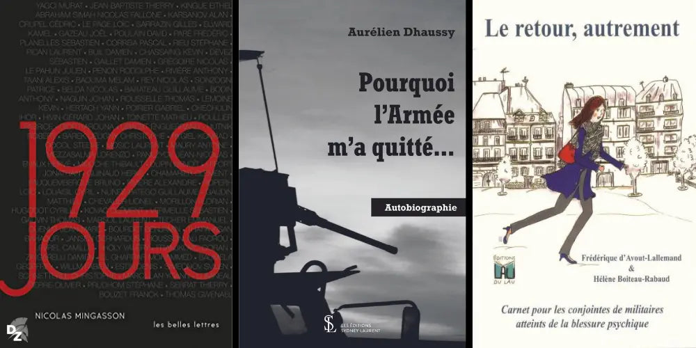 1929 jours, Pourquoi l'armée m'a quitté, le retour autrement, livres, SPT
