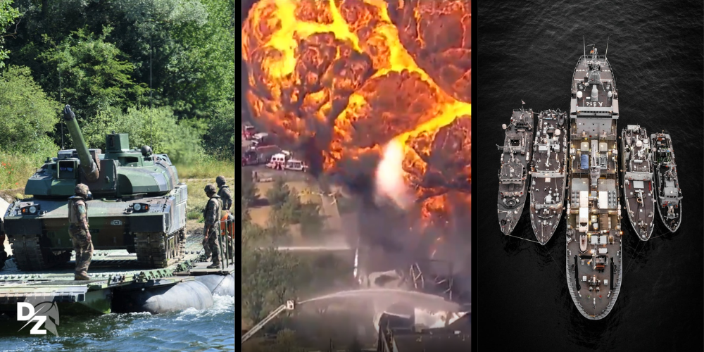Brèves DZ #7 : Armée de Terre exercice blindé, opération Barkhane, incendie chimique USA, OTAN exercice maritime