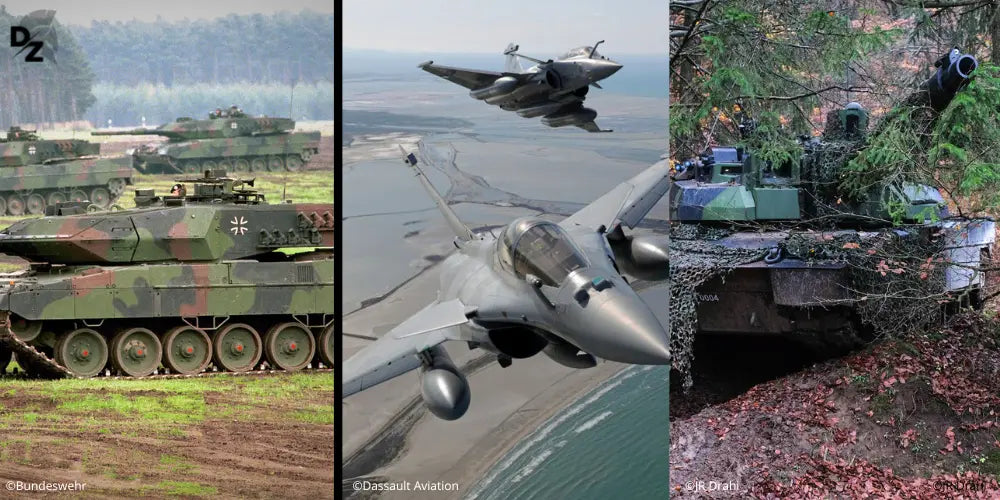 Chars, avions, Rafale, Leclerc