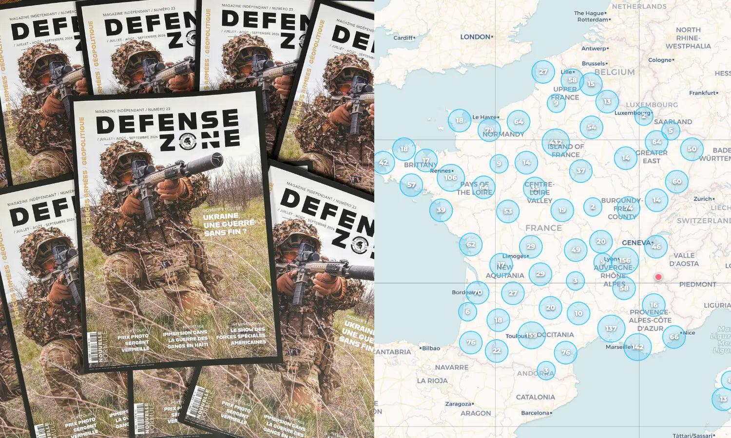 Défense Zone Magazine #23, où le trouver en kiosque ? defense-zone.com