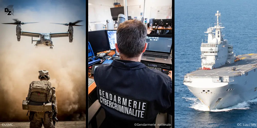 V22, Osprey, USA, Cyber, gendarme, Dixmude, Marine nationale
