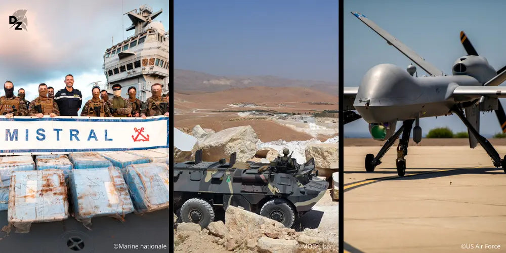 PHA, Mistral, saisie drogue, VAB, liban, MQ9, USAF, Reaper