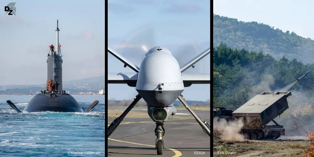 SNA, Suffren, Reaper, drone, LRU, artillerie