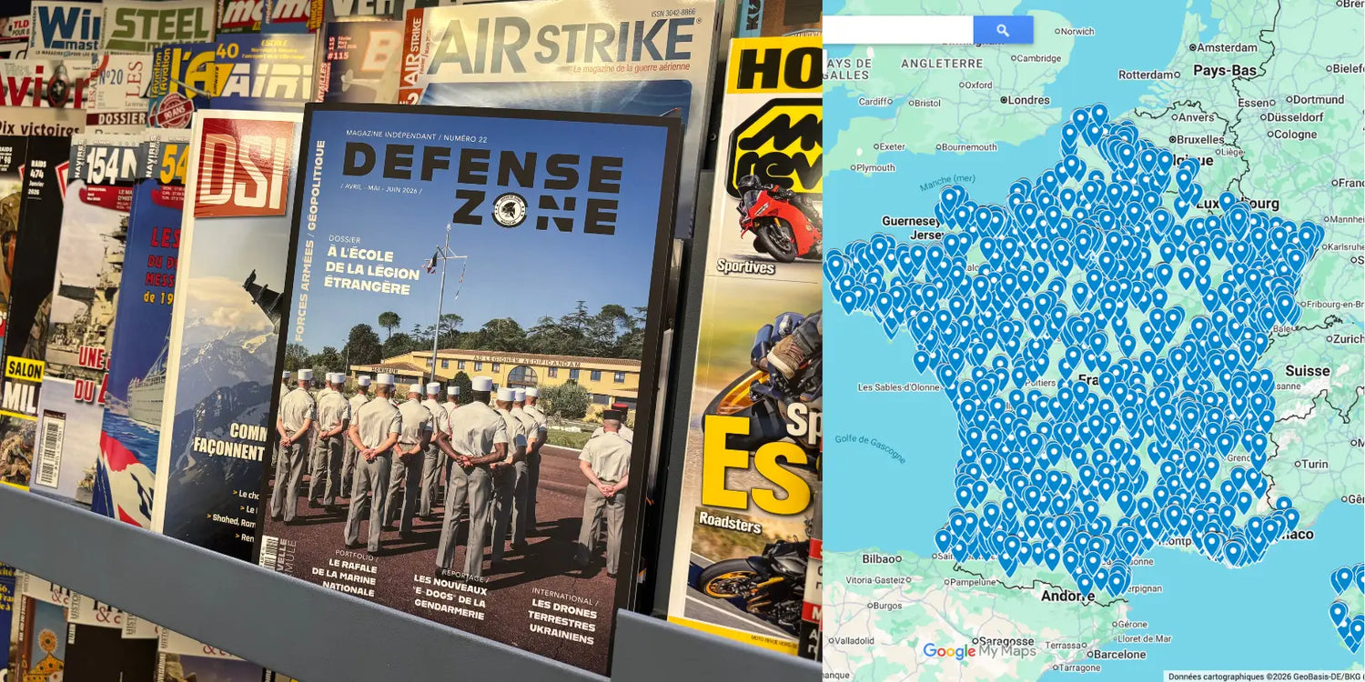 Défense Zone Magazine #22, où le trouver en kiosque ?