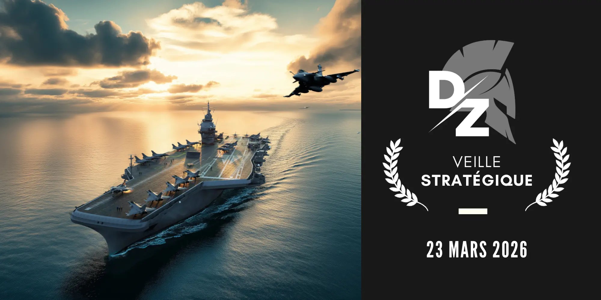 Nouveau porte-avions français, Thales présente son SkyDefender, Orange se lance sur le marché de la lutte anti-drone - Veille Stratégique du 23 mars 2026