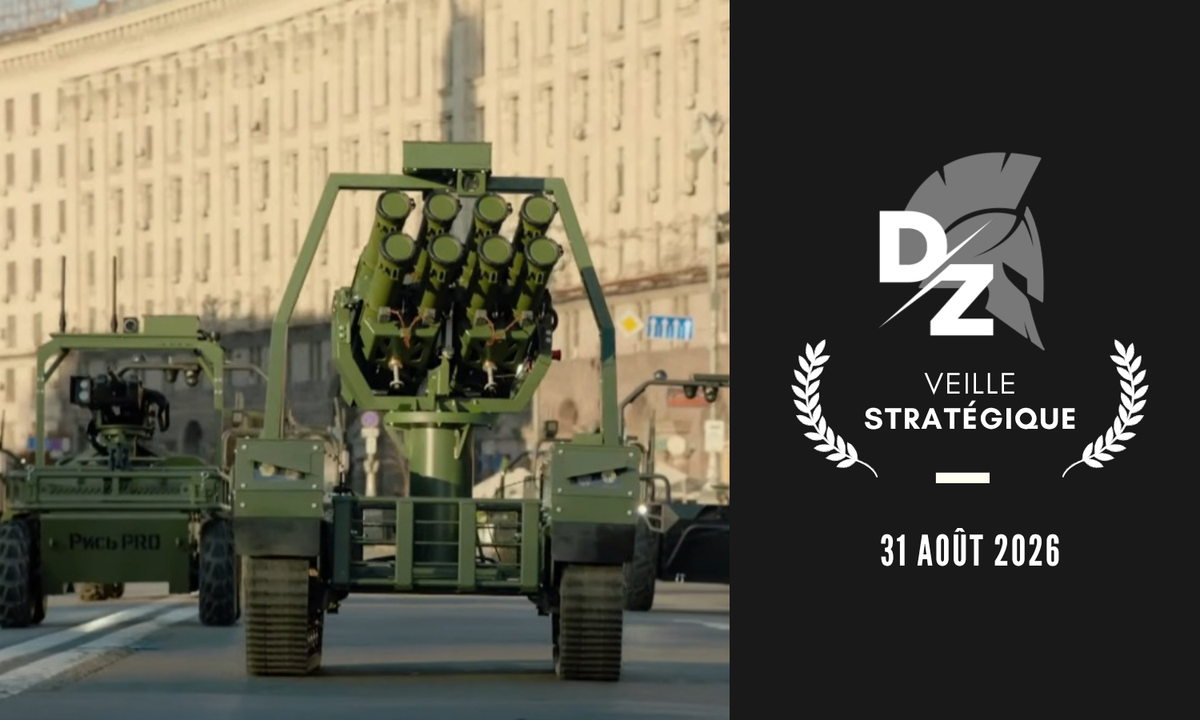 L'Ukraine fait défiler des drones, 131,23 milliards de dollars pour Boeing, Taïwan veut le Dassault Aviation Rafale F4 - Veille Stratégique du 31 août 2026