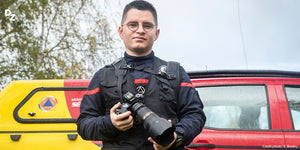 Bastien Guerche, Sécurité civile, photographe, communication