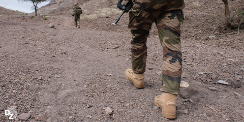 Chaussures, chaussure tactiques, Djibouti, Légion étrangère
