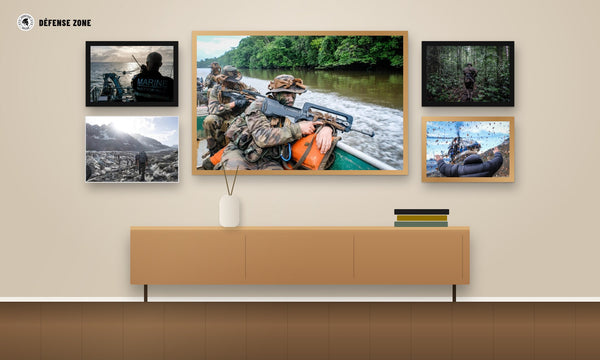 Posters militaires : faites entrer le terrain chez vous