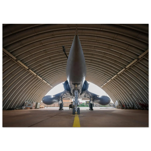 Poster Photo Armée de l'air et de l'espace - Avion de chasse Mirage 2000 à Niamey defense-zone.com