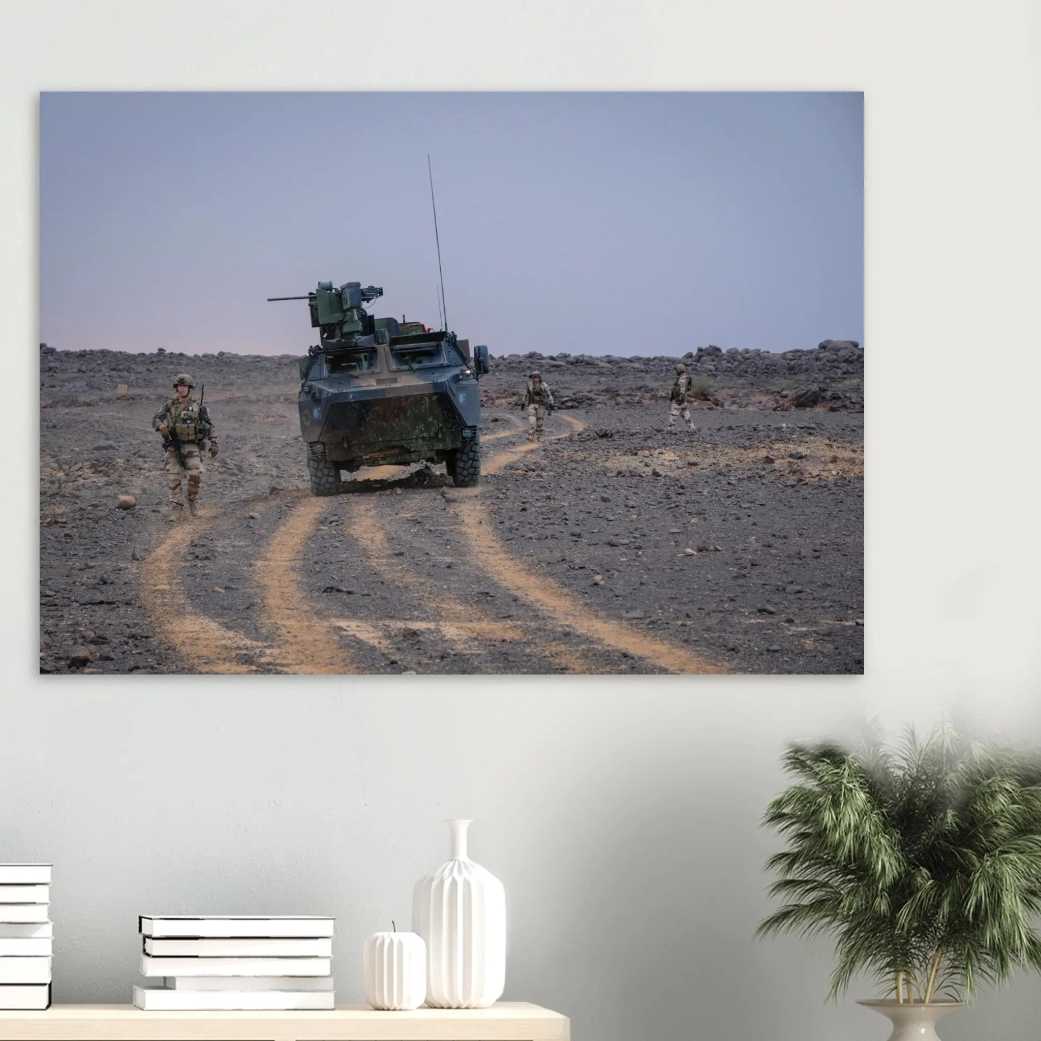 Poster Photo - Patrouille dans le désert de l'Adrar des Ifoghas au Mali defense-zone.com