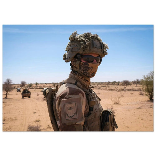Poster Photo Opération Barkhane - détachement Chimère du 8e RPIMa defense-zone.com