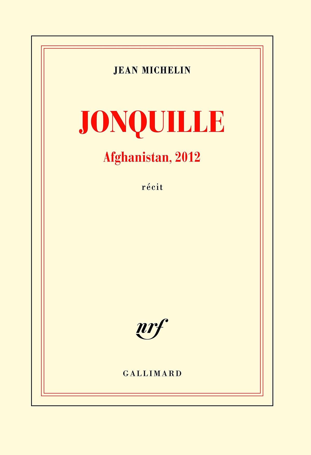 Jonquille : Afghanistan, 2012