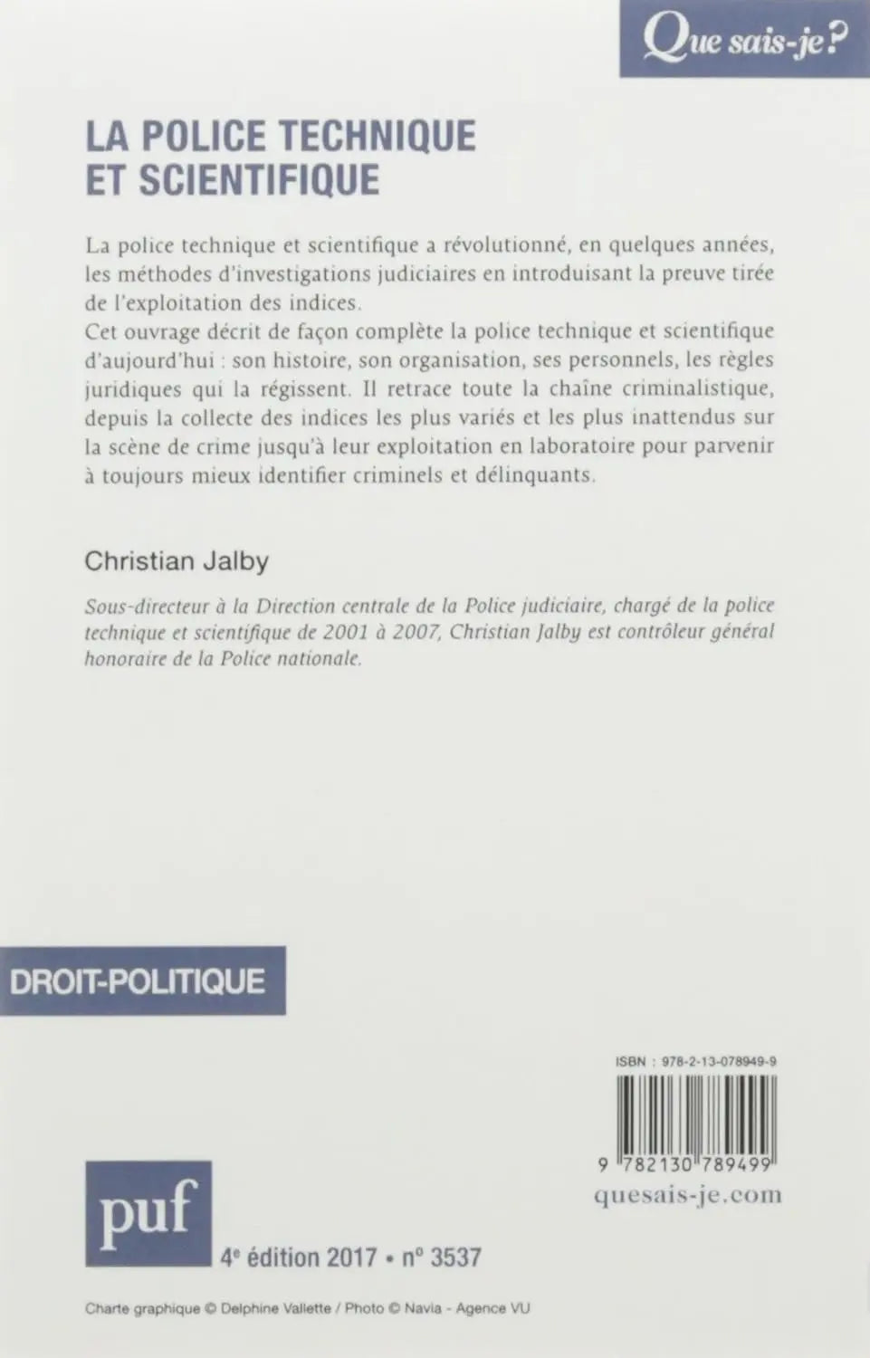 La police technique et scientifique (Christian Jalby) defense-zone.com