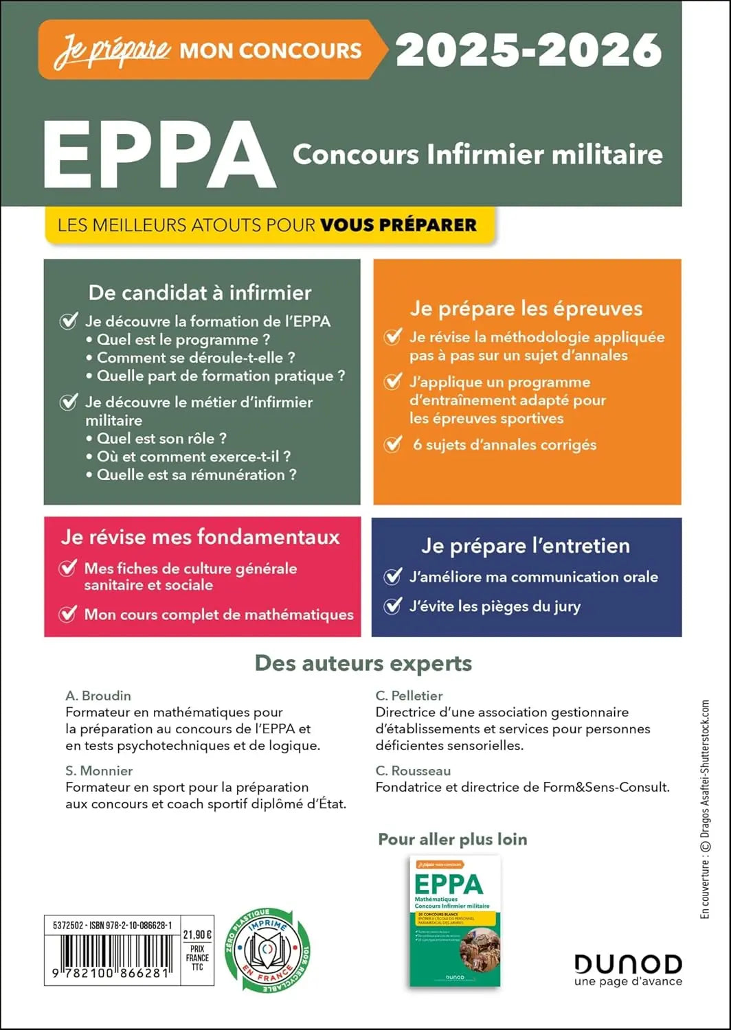 EPPA 2025-2026 - Concours Infirmier militaire : Réussir toutes les épreuves (Antoine Broudin) defense-zone.com